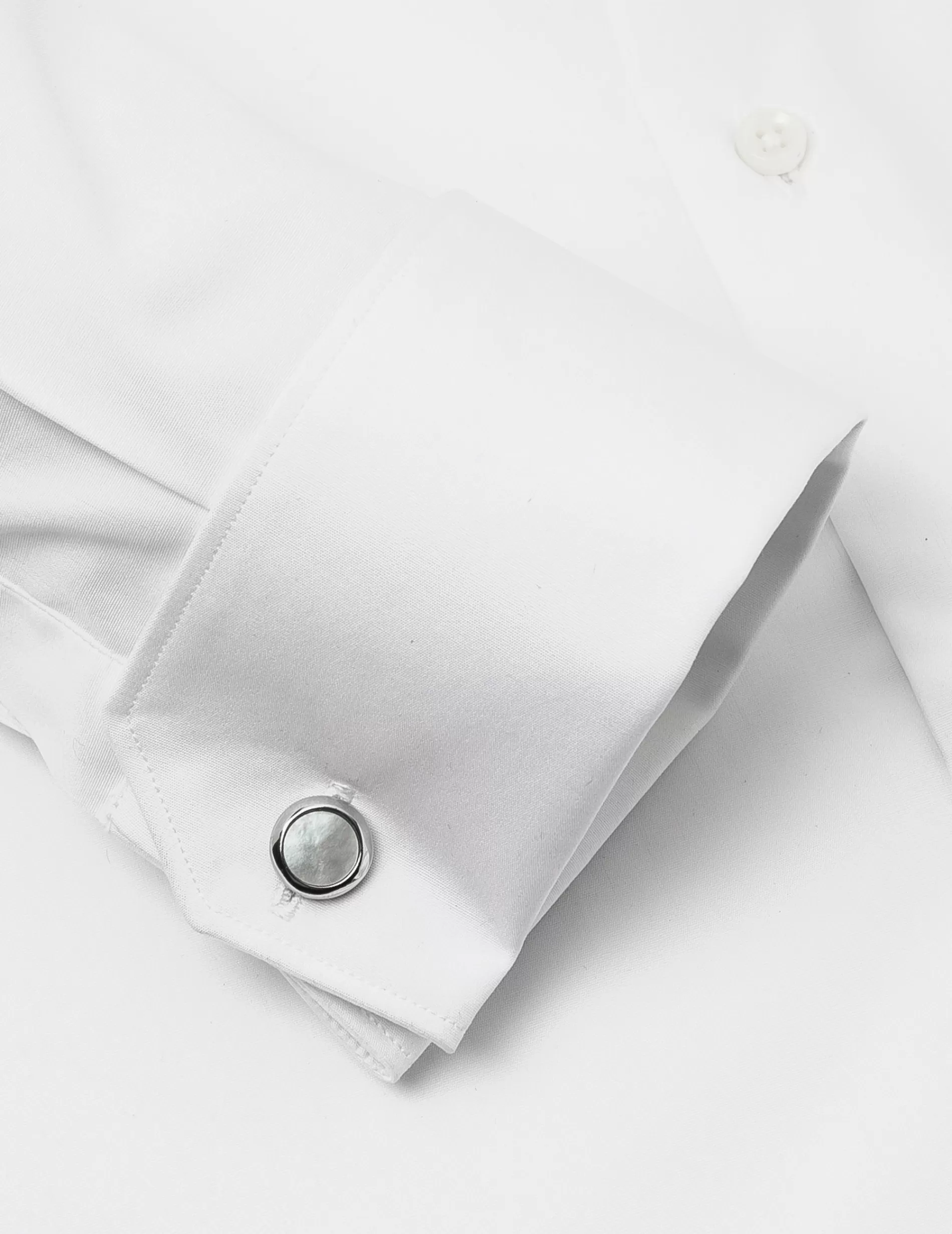 Figaret Paris Cufflinks | Boutons De Manchette Nacre Et Argent