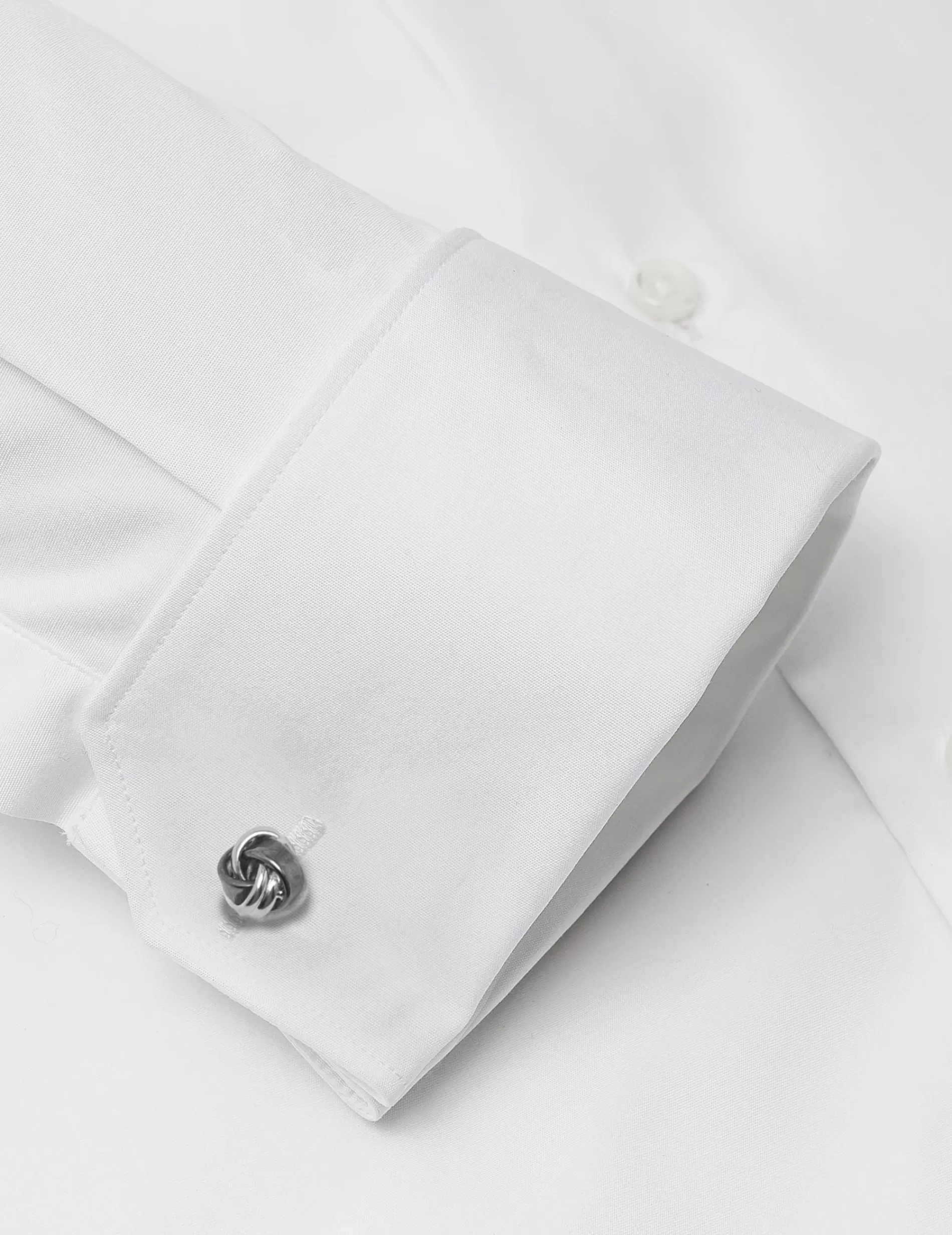 Figaret Paris Cufflinks | Boutons De Manchettes Nœud Argentés