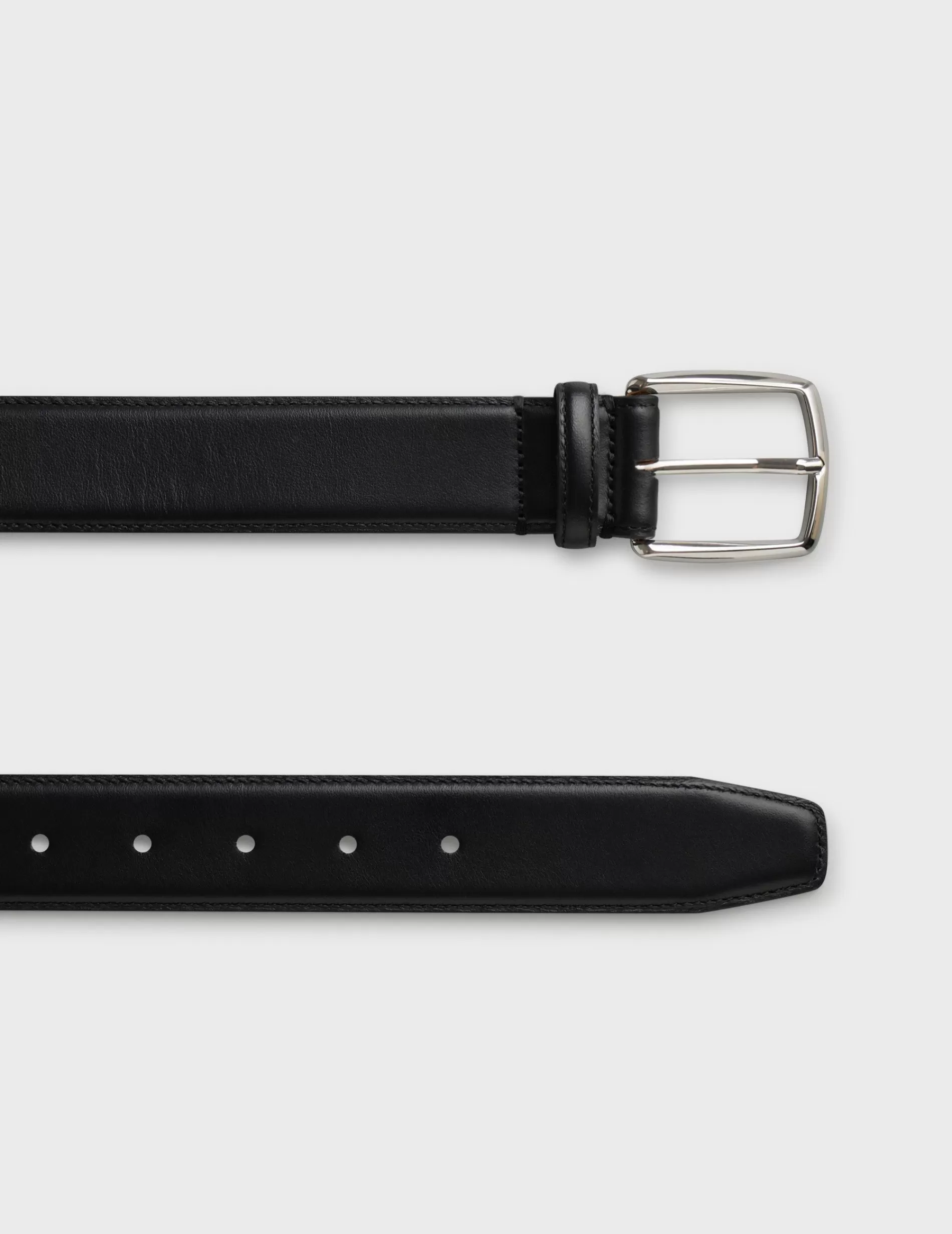 Figaret Paris Belts | Ceinture En Cuir Lisse Noir