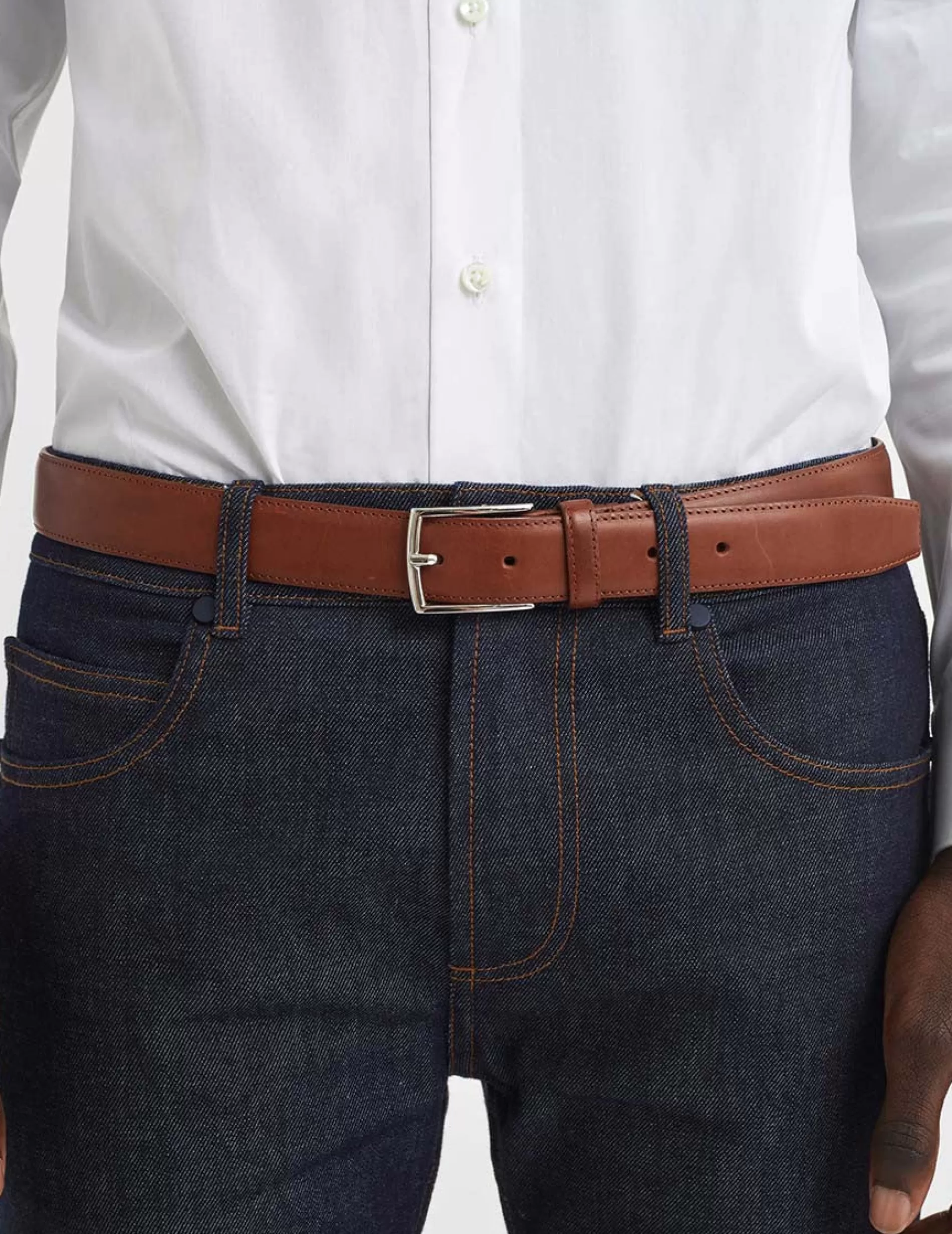 Figaret Paris Belts | Ceinture En Cuir Marron