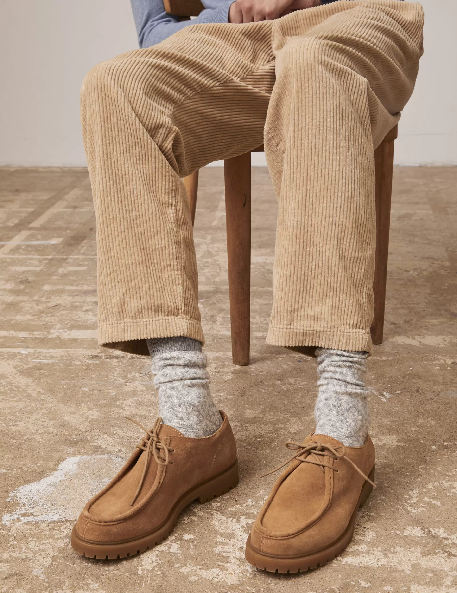 Figaret Paris Socks | Chaussettes à Motifs Gris