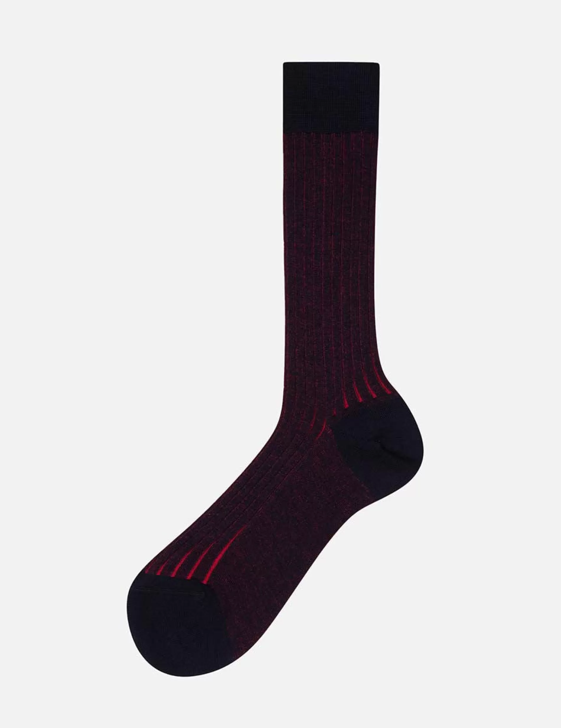 Figaret Paris Socks | Chaussettes En Fil D'Ecosse Marine