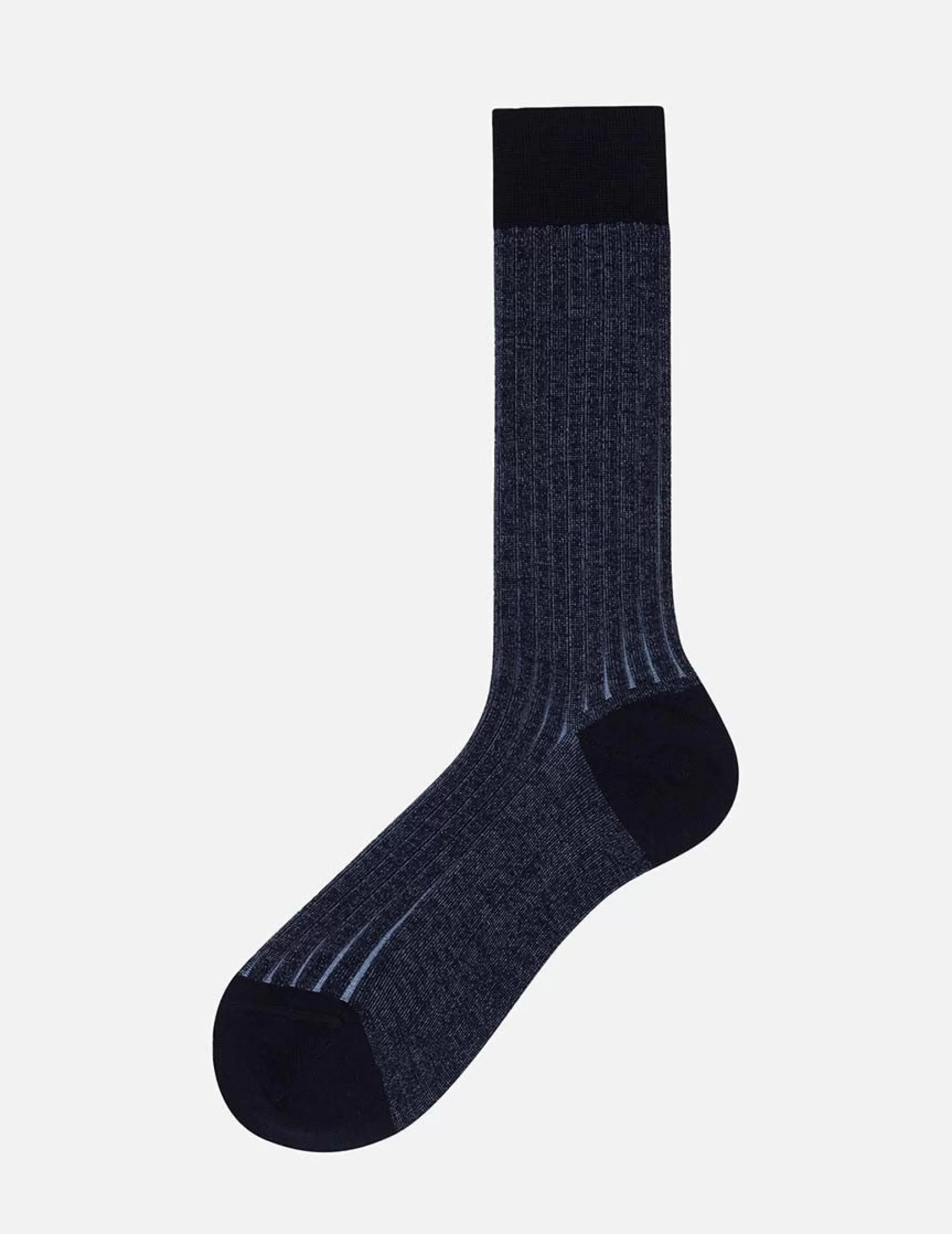 Figaret Paris Socks | Chaussettes En Fil D'Ecosse Marine