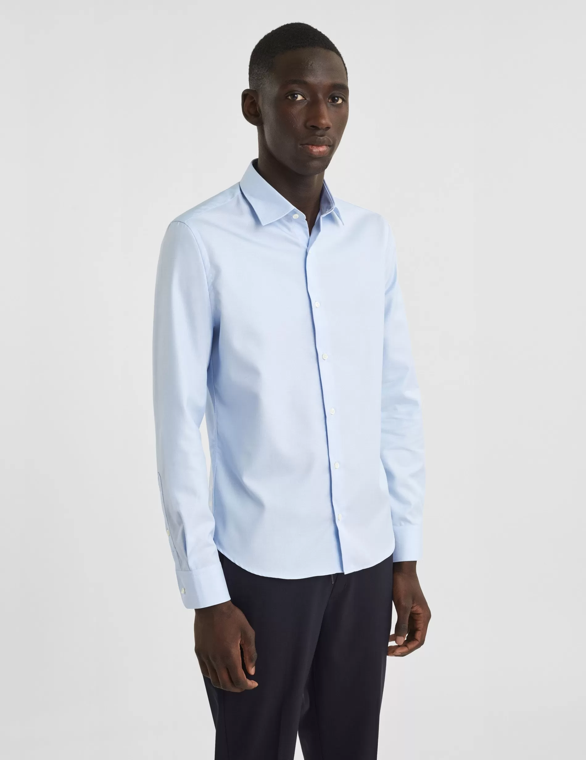 Figaret Paris Colors & Patterns·Blue Shirts | Styles·Formal Shirts | Chemise Ajustée e Bleu