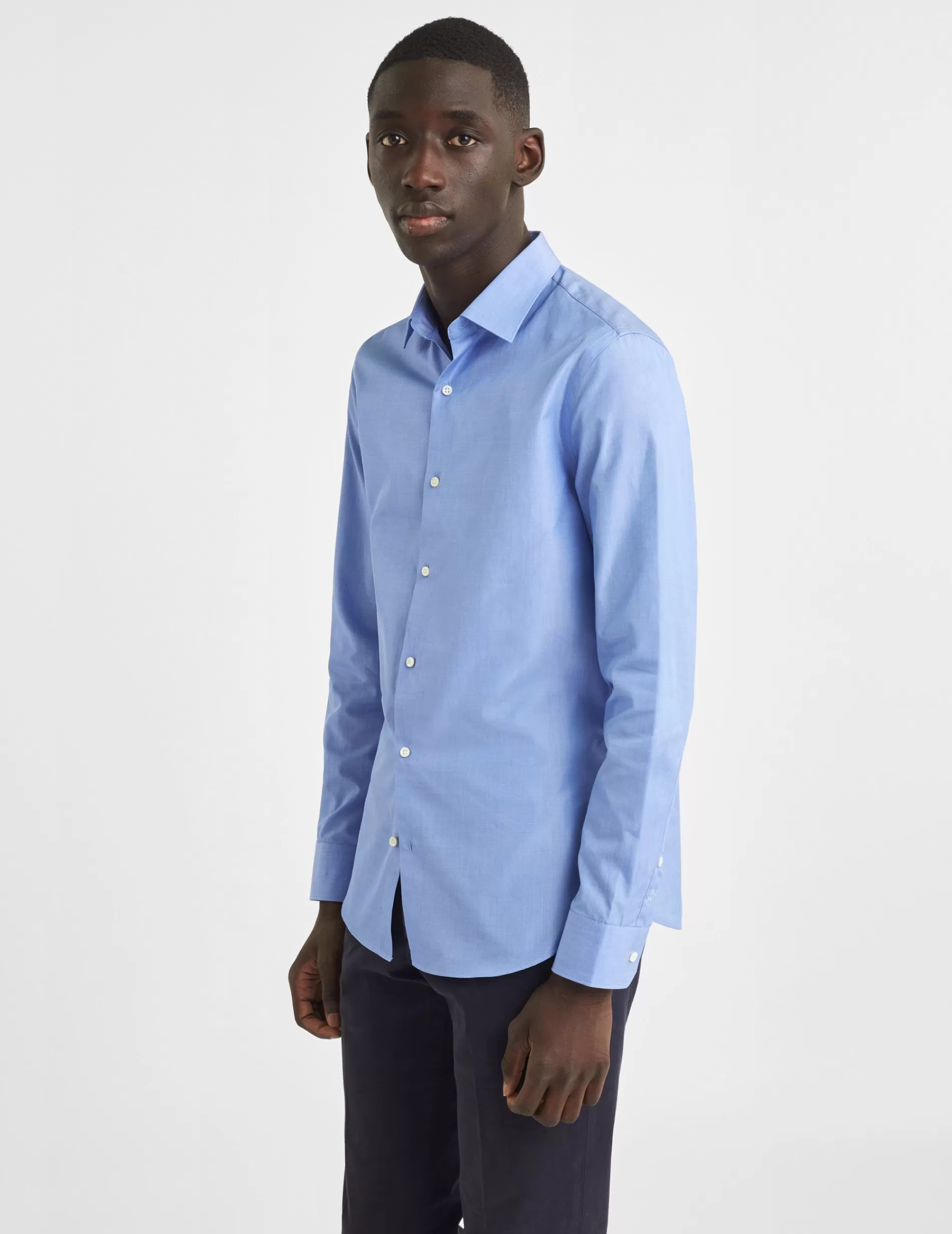 Figaret Paris Colors & Patterns·Blue Shirts | Styles·Formal Shirts | Chemise Ajustée e Bleu