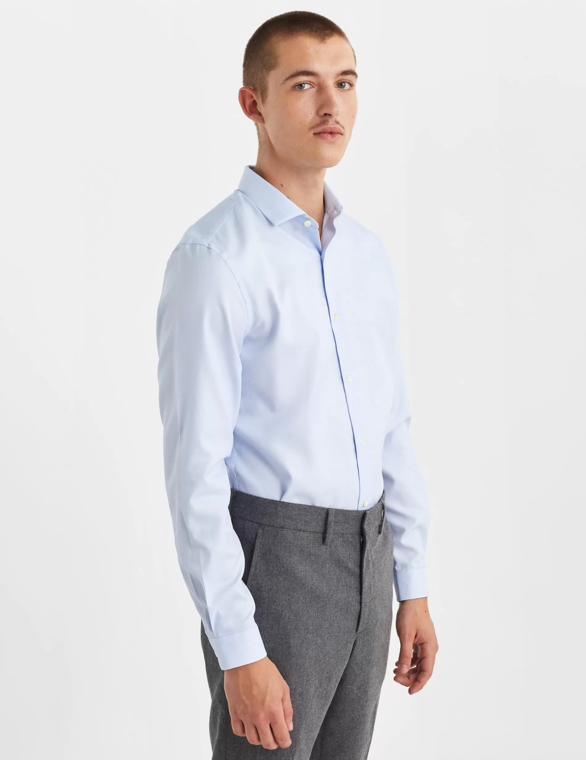 Figaret Paris Colors & Patterns·Blue Shirts | Styles·Formal Shirts | Chemise Ajustée Bleue