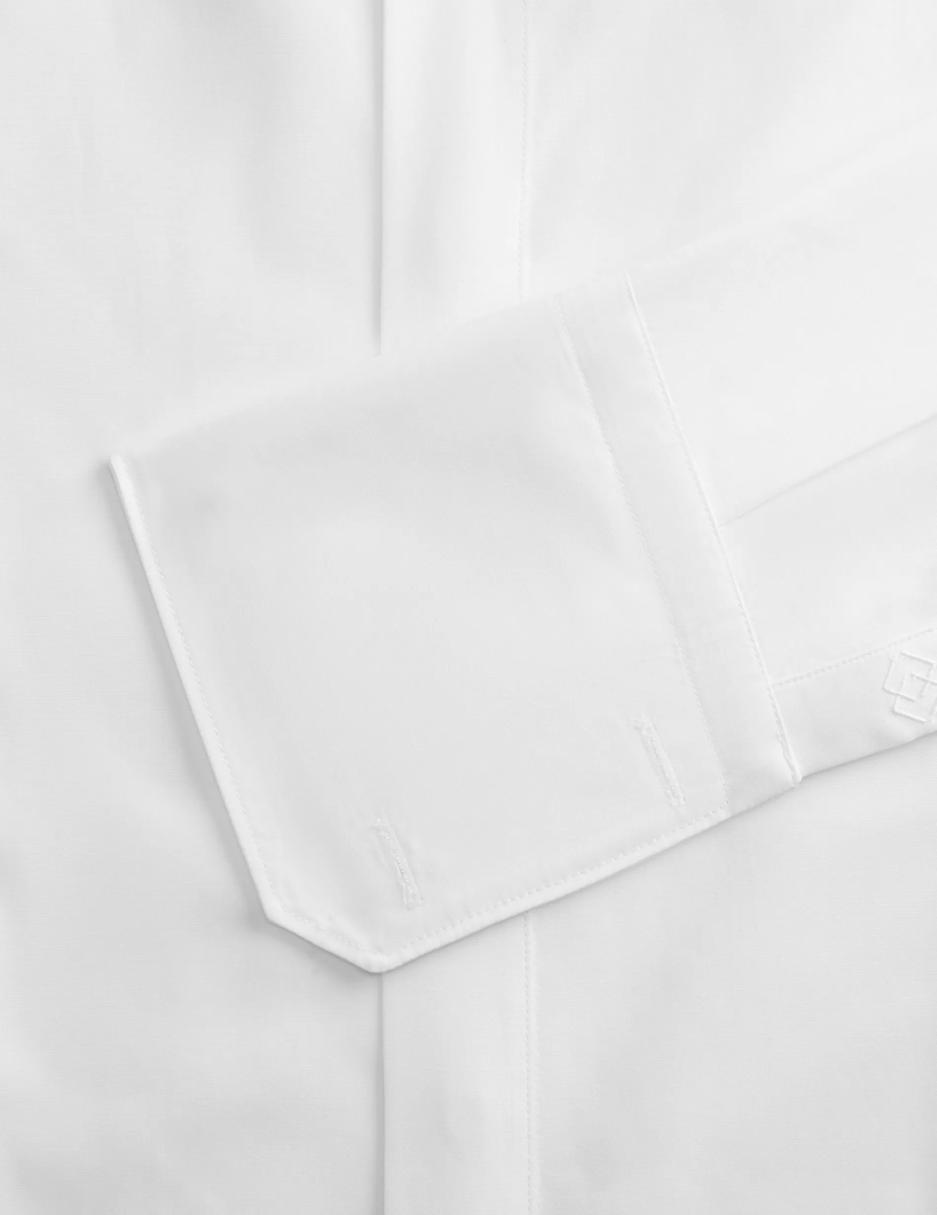 Figaret Paris Colors & Patterns·White Shirts | Styles·Ceremony Shirts | Chemise Ajustée Gorge Cachée Blanche