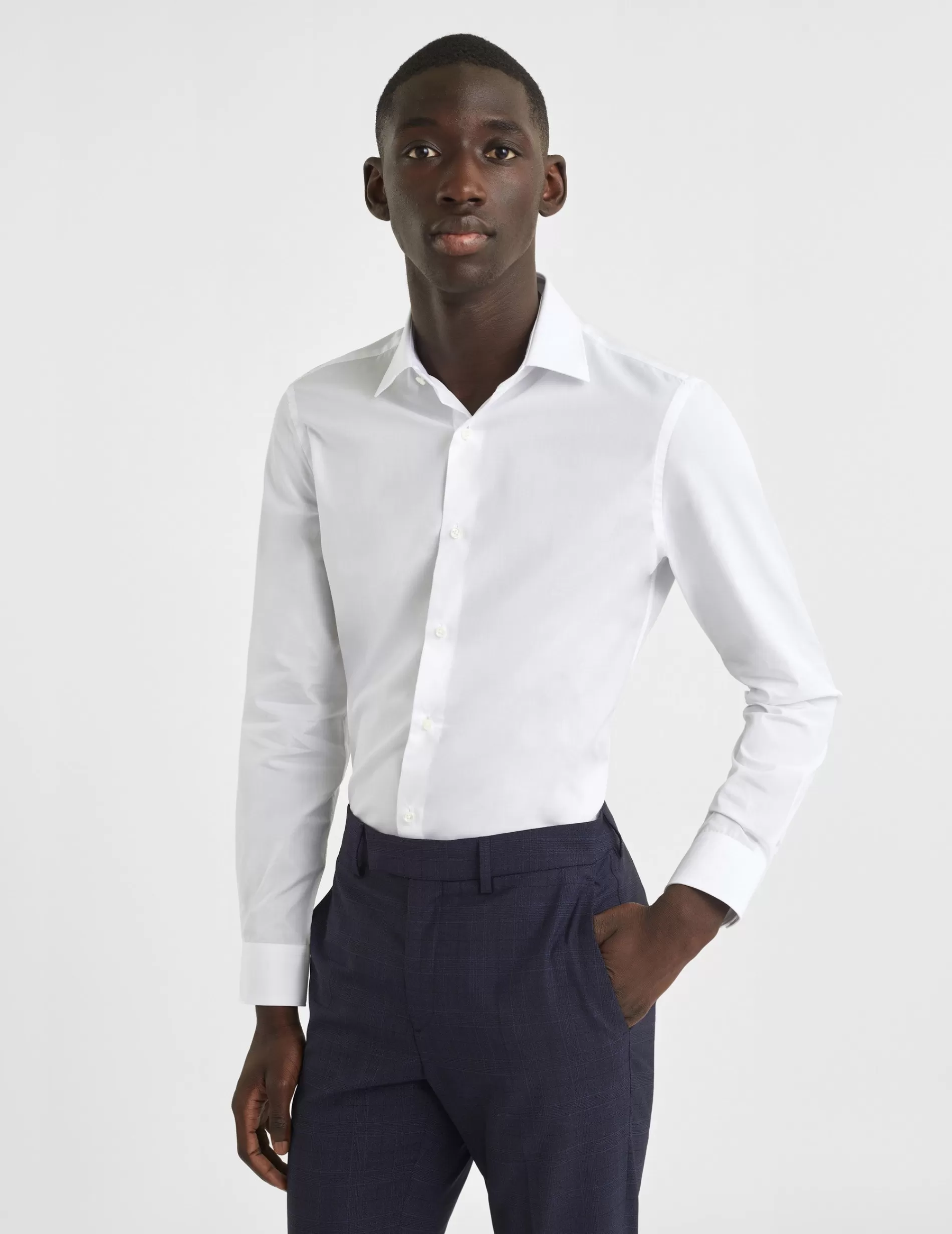 Figaret Paris Colors & Patterns·White Shirts | Styles·Formal Shirts | Chemise Ajustée Prestige Blanche