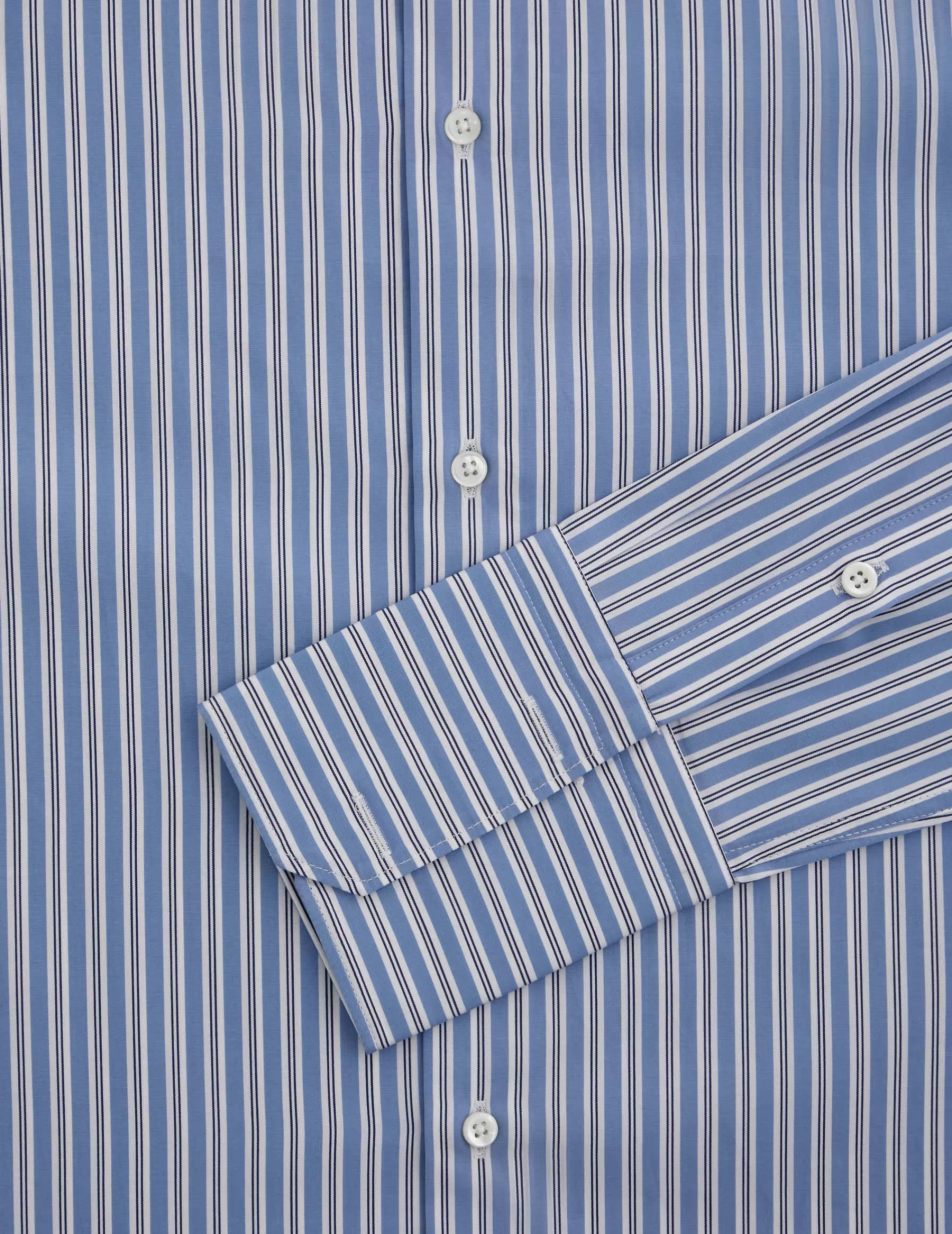 Figaret Paris Colors & Patterns·Stripe Shirts | Colors & Patterns·Blue Shirts | Chemise Ajustée Rayée e Bleu