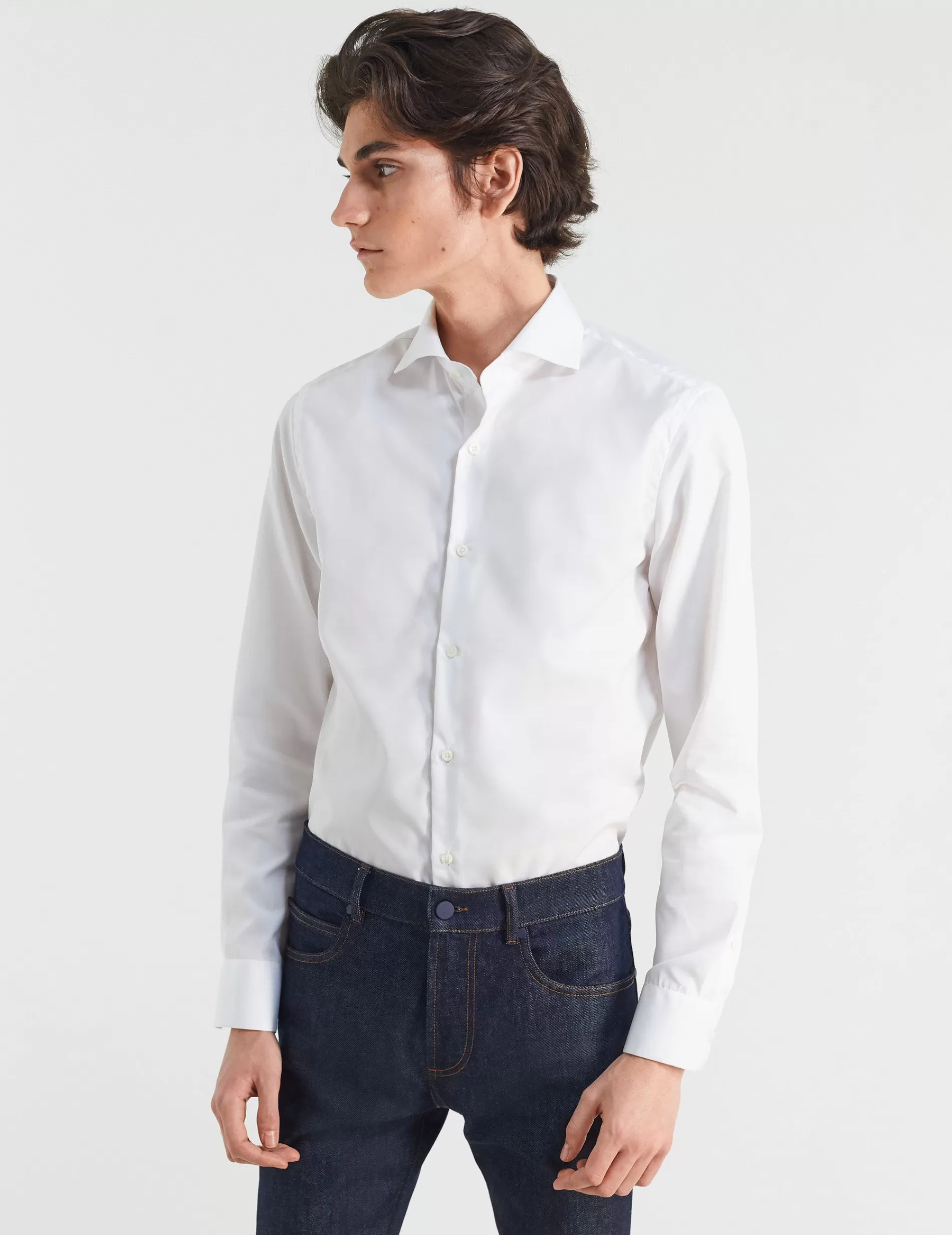 Figaret Paris Colors & Patterns·White Shirts | Styles·Formal Shirts | Chemise Ajustée Voyage he Blanc