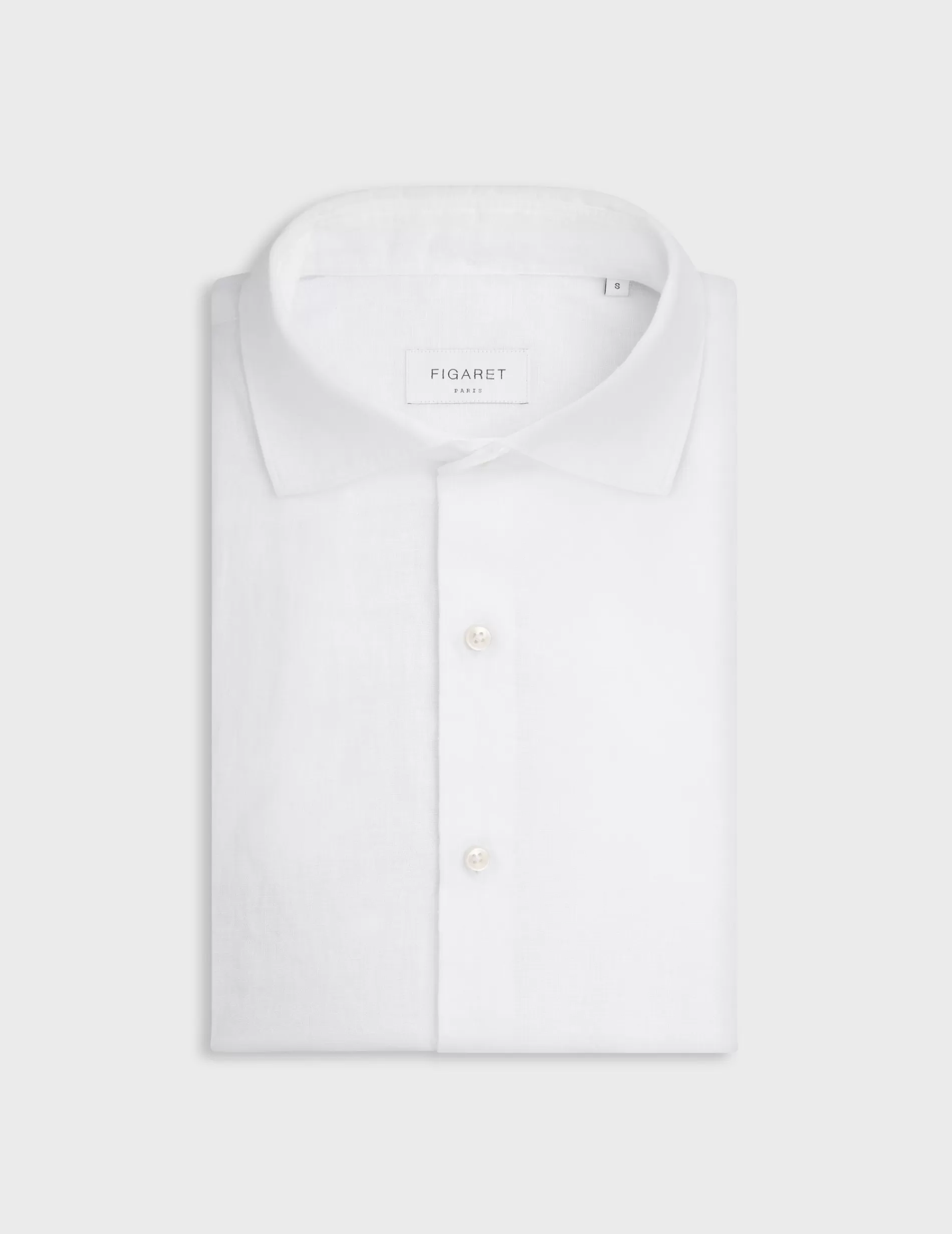 Figaret Paris Styles·Casual Shirts | Chemise Aristote En Lin Blanc