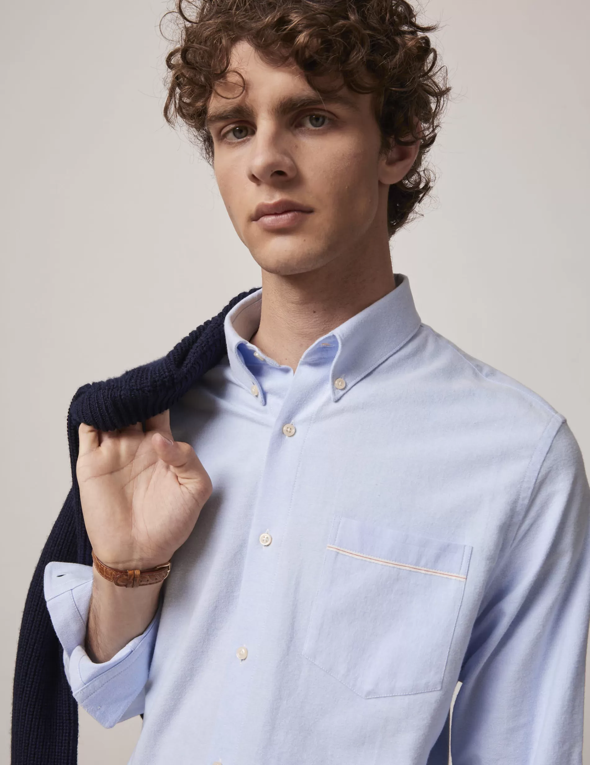Figaret Paris Colors & Patterns·Blue Shirts | Styles·Casual Shirts | Chemise Armand e Bleu