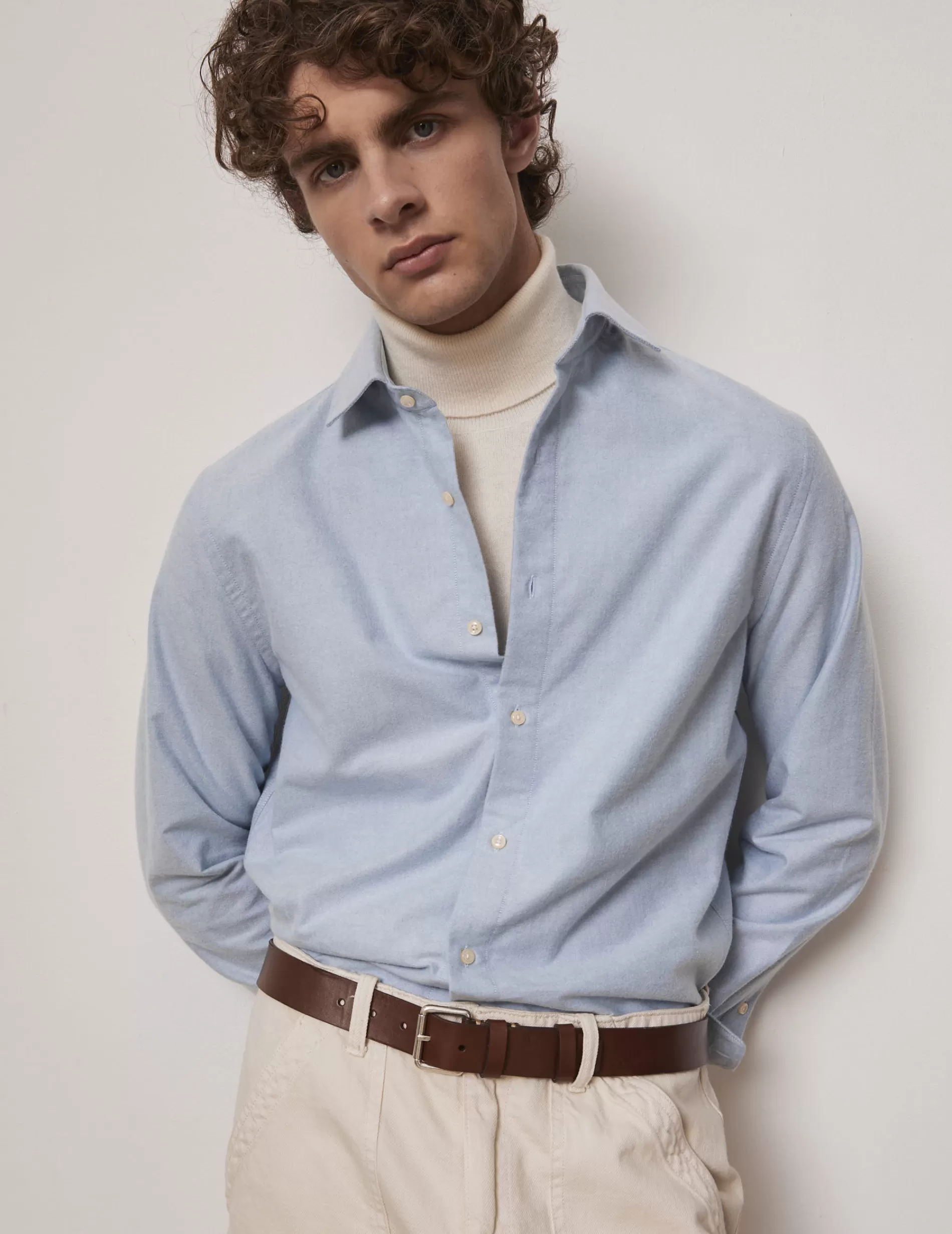 Figaret Paris Colors & Patterns·Blue Shirts | Styles·Casual Shirts | Chemise Auguste Bleu