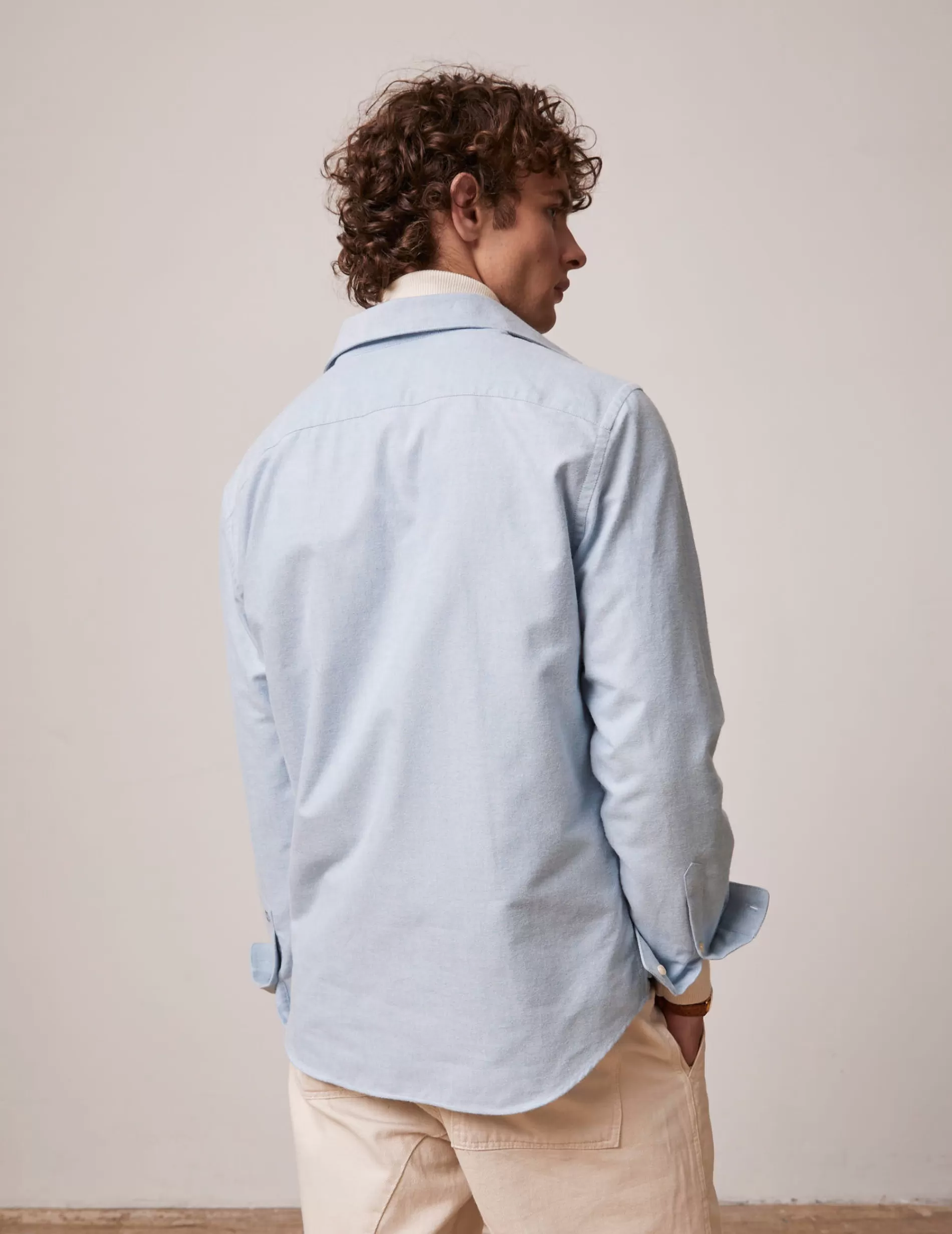 Figaret Paris Colors & Patterns·Blue Shirts | Styles·Casual Shirts | Chemise Auguste Bleu