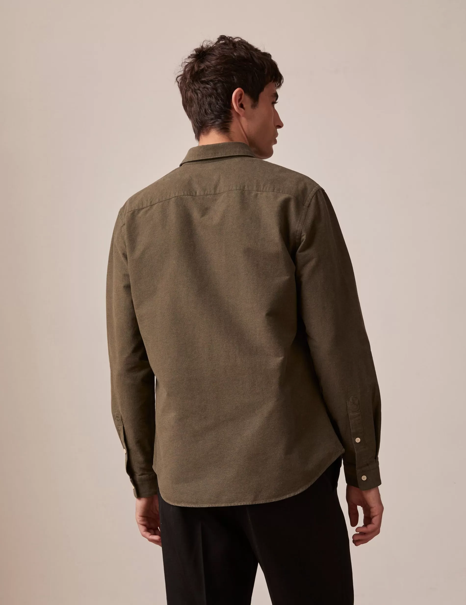 Figaret Paris Styles·Casual Shirts | Chemise Auguste Kaki