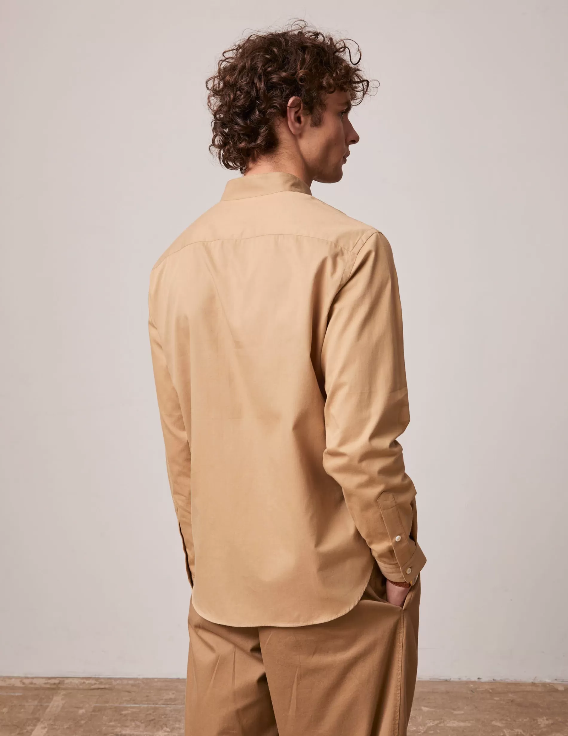 Figaret Paris Styles·Casual Shirts | Curation·Carl Shirts | Chemise Carl Beige