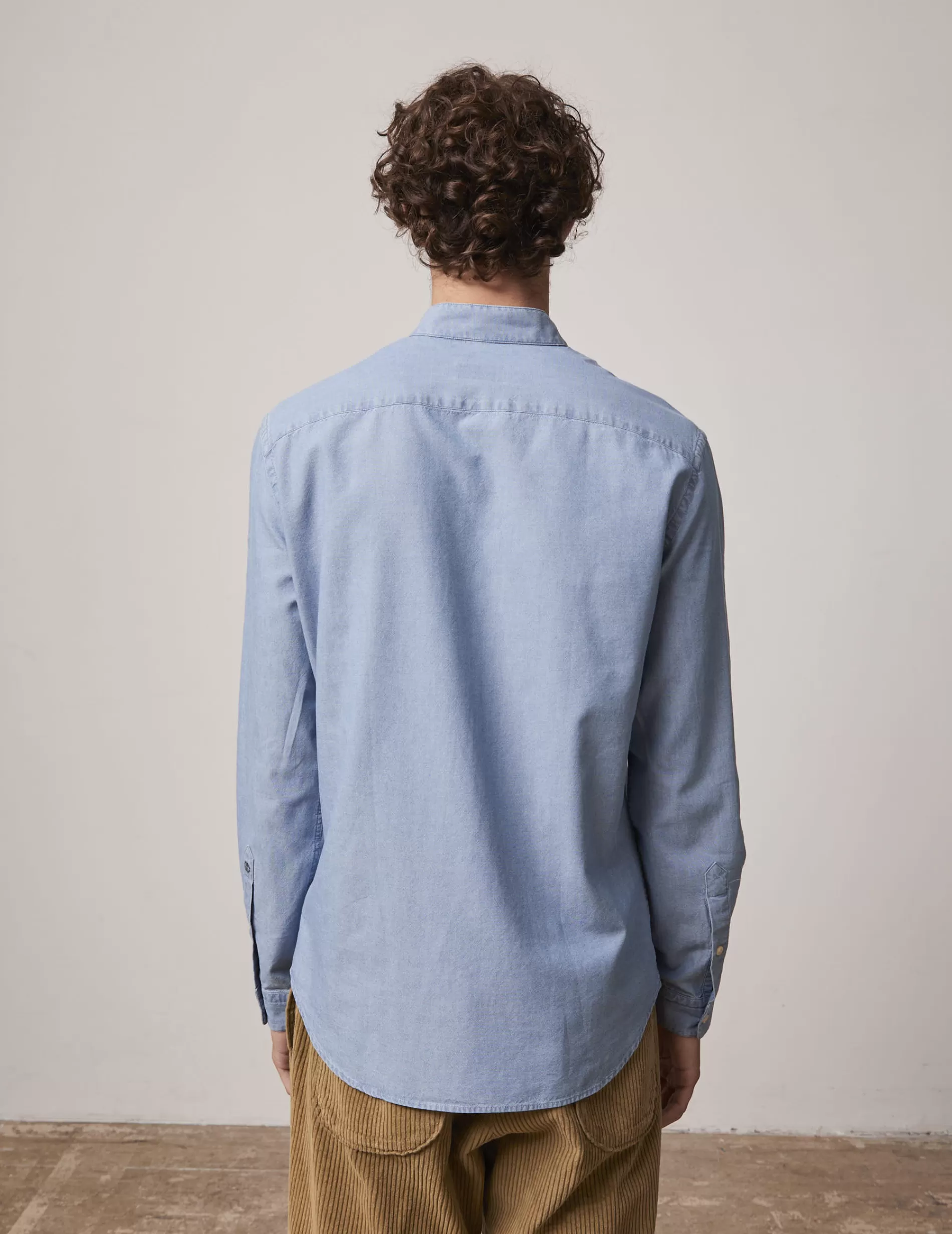 Figaret Paris Colors & Patterns·Blue Shirts | Styles·Casual Shirts | Chemise Carl Bleue