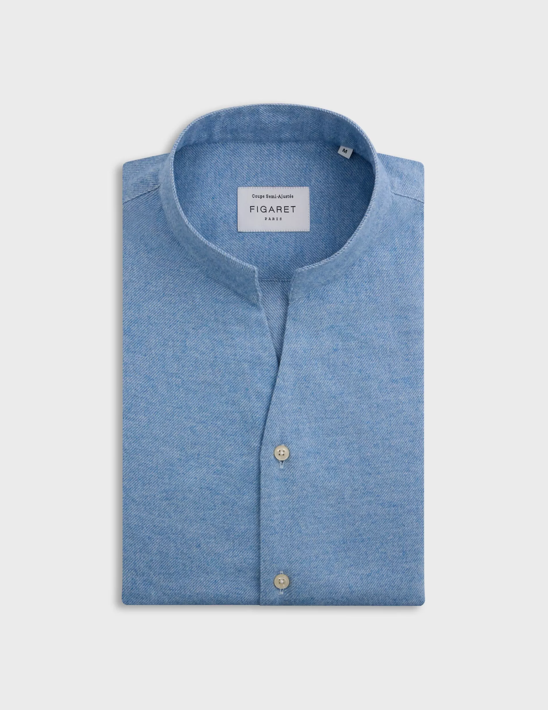 Figaret Paris Colors & Patterns·Blue Shirts | Styles·Casual Shirts | Chemise Carl Bleue