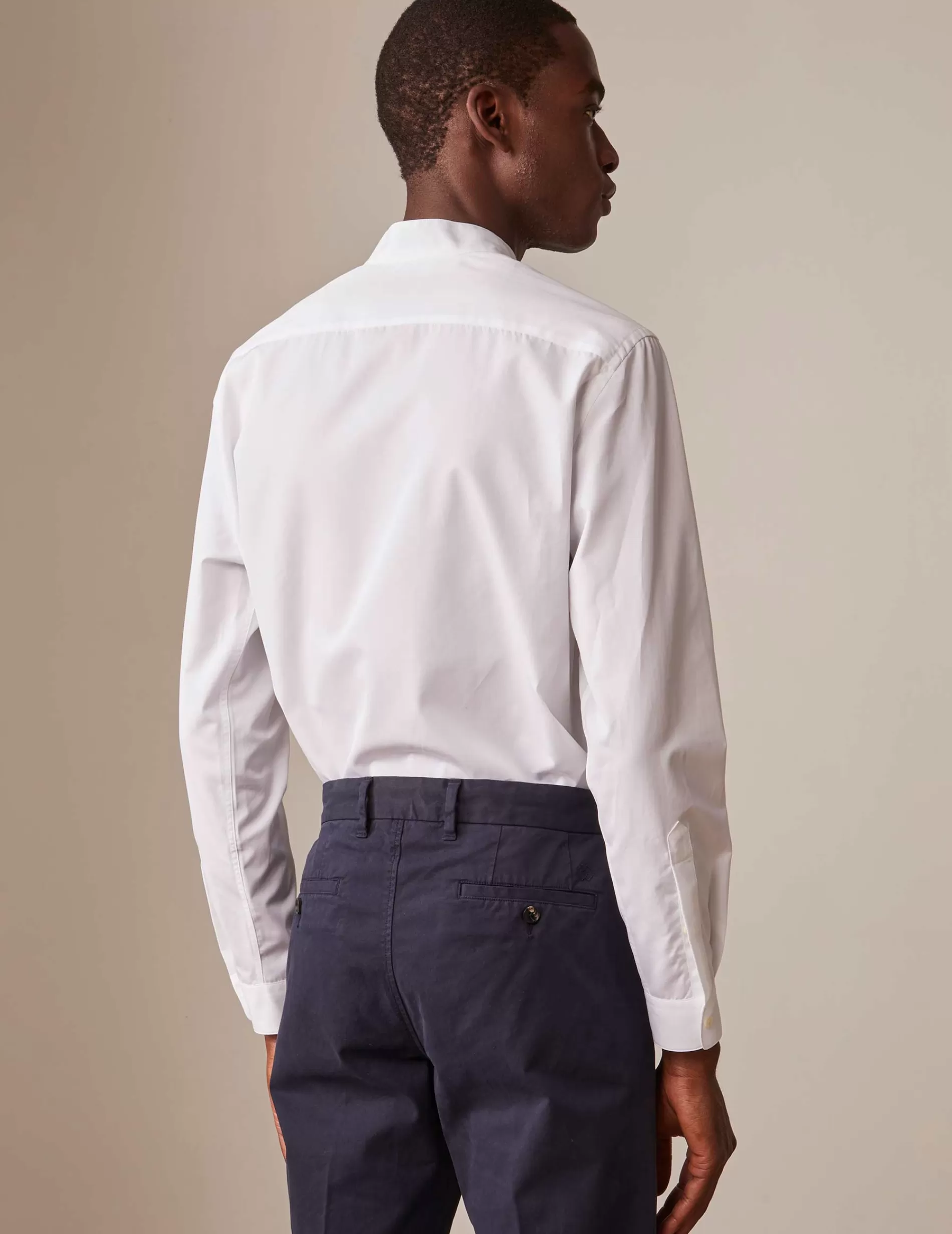Figaret Paris Colors & Patterns·White Shirts | Styles·Formal Shirts | Chemise Carl Gorge Cachée he Blanc