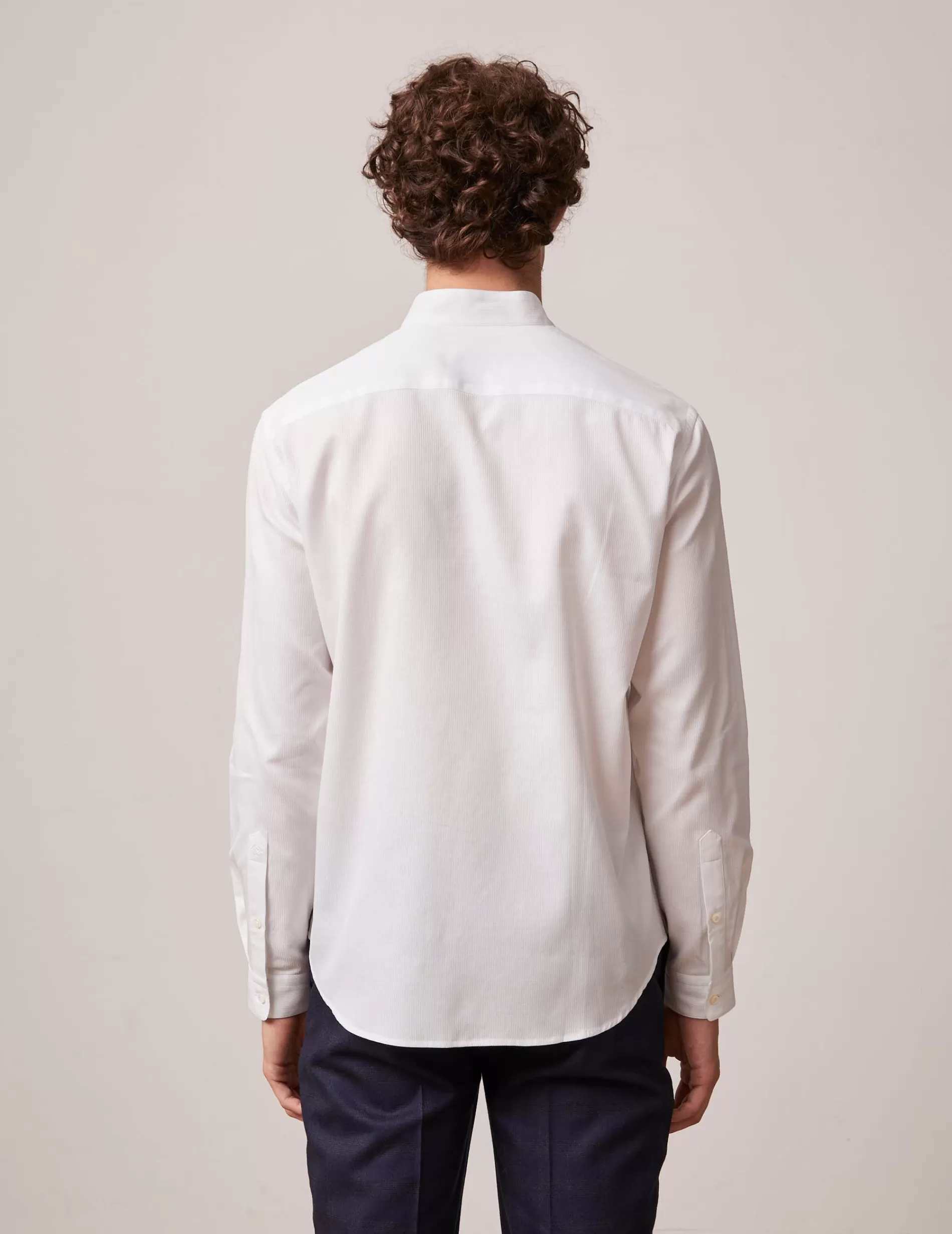 Figaret Paris Colors & Patterns·White Shirts | Styles·Formal Shirts | Chemise Carl Gorge Cachée Blanche