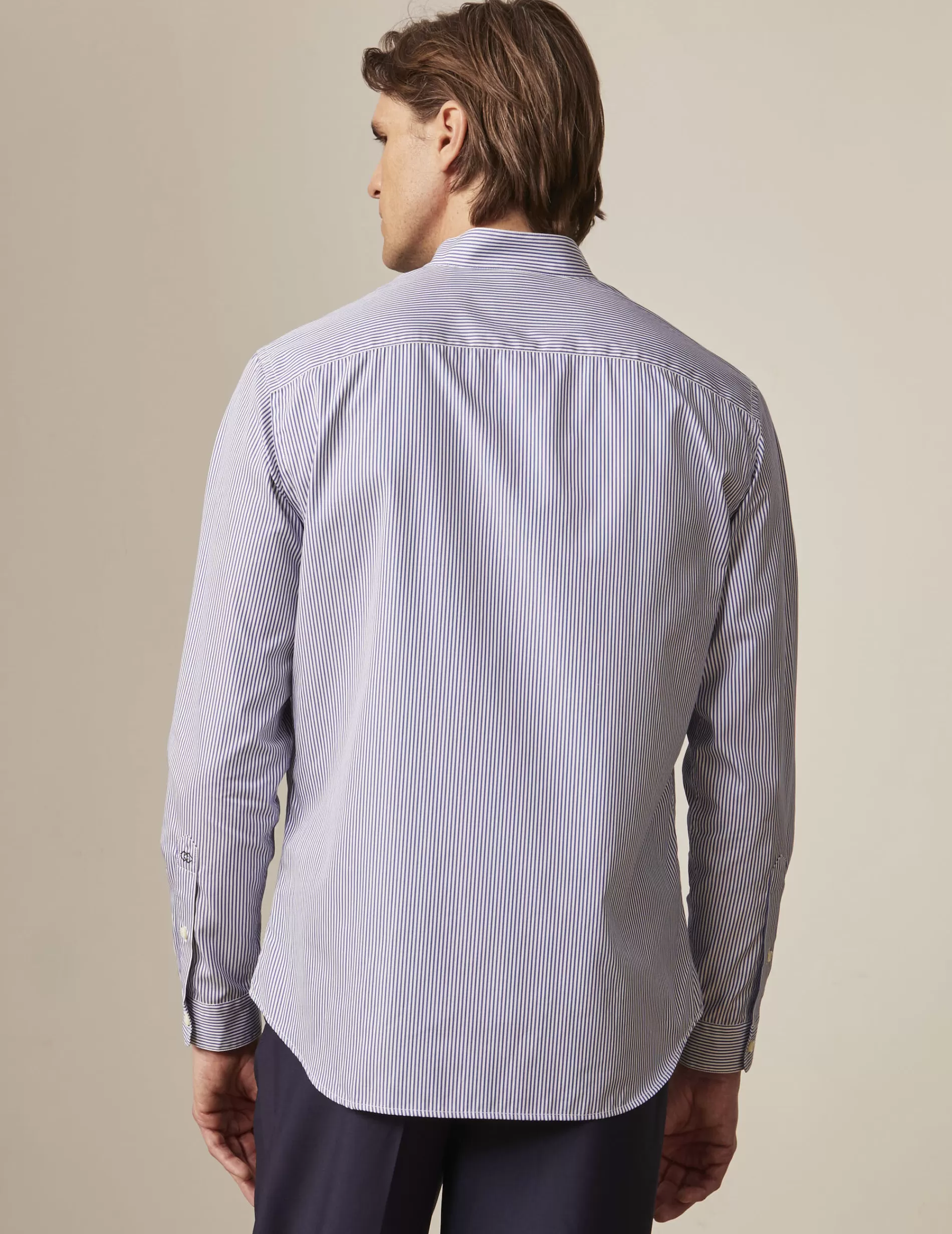 Figaret Paris Colors & Patterns·Stripe Shirts | Colors & Patterns·Blue Shirts | Chemise Carl Rayée e Bleu