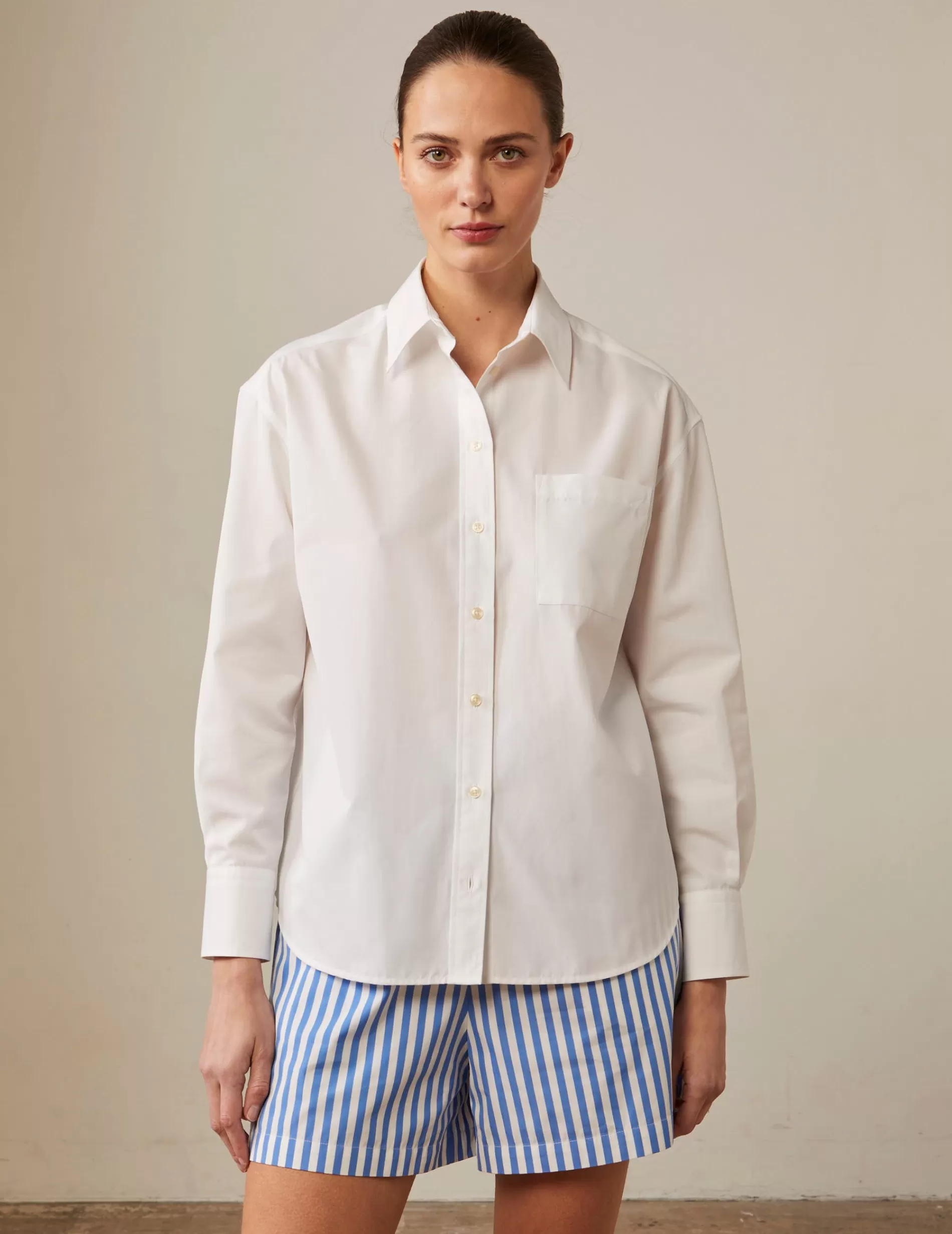 Figaret Paris Colors And Patterns·Plain Shirts | Colors And Patterns·White Shirts | Chemise Charlotte he Blanc