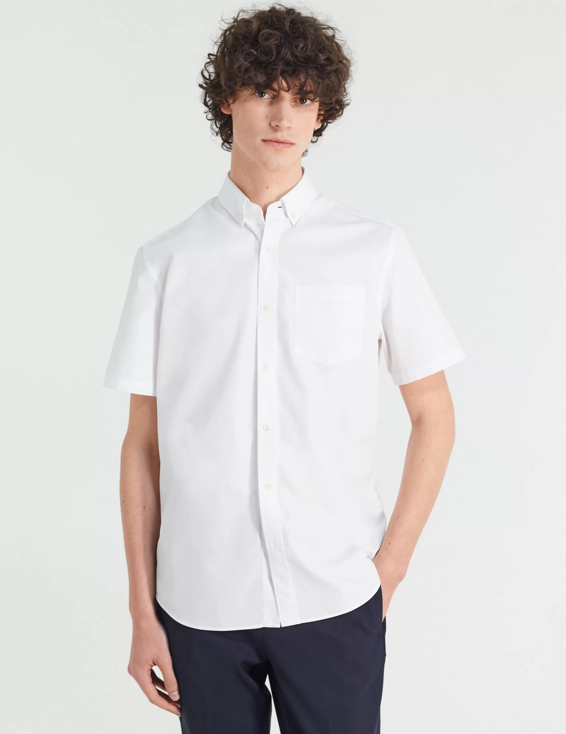 Figaret Paris Colors & Patterns·White Shirts | Styles·Formal Shirts | Chemise Classique Manches Courtes Blanche