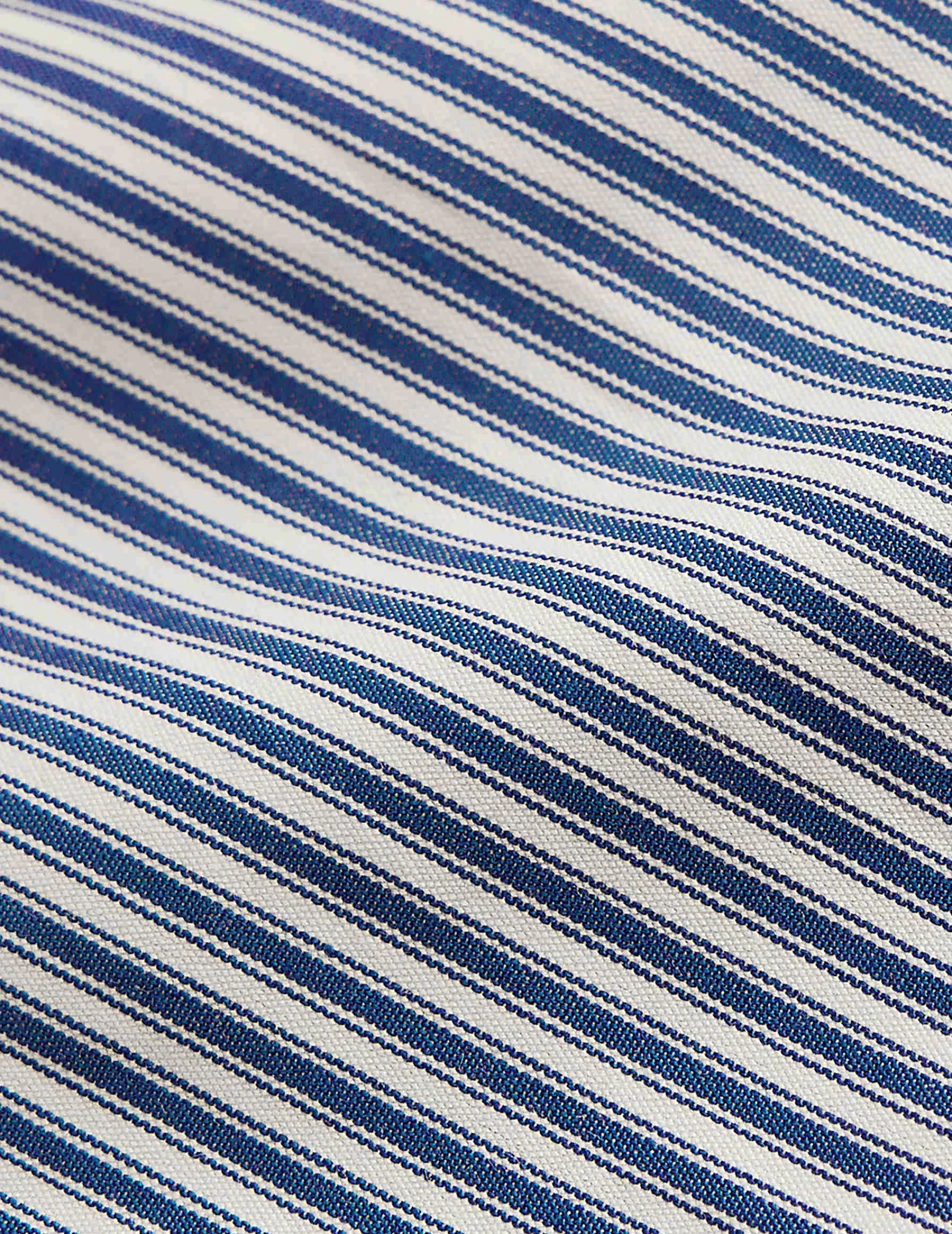 Figaret Paris Colors & Patterns·Stripe Shirts | Colors & Patterns·Blue Shirts | Chemise Classique Rayée Bleu Marine