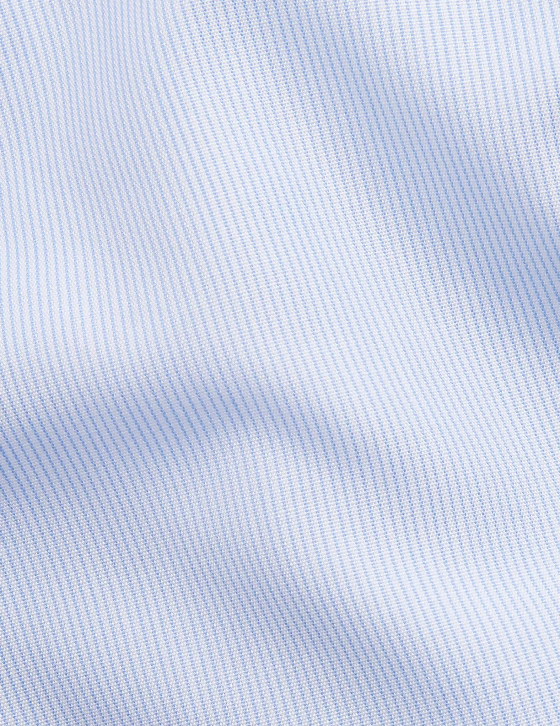Figaret Paris Colors & Patterns·Stripe Shirts | Colors & Patterns·Blue Shirts | Chemise Classique Rayée Bleue