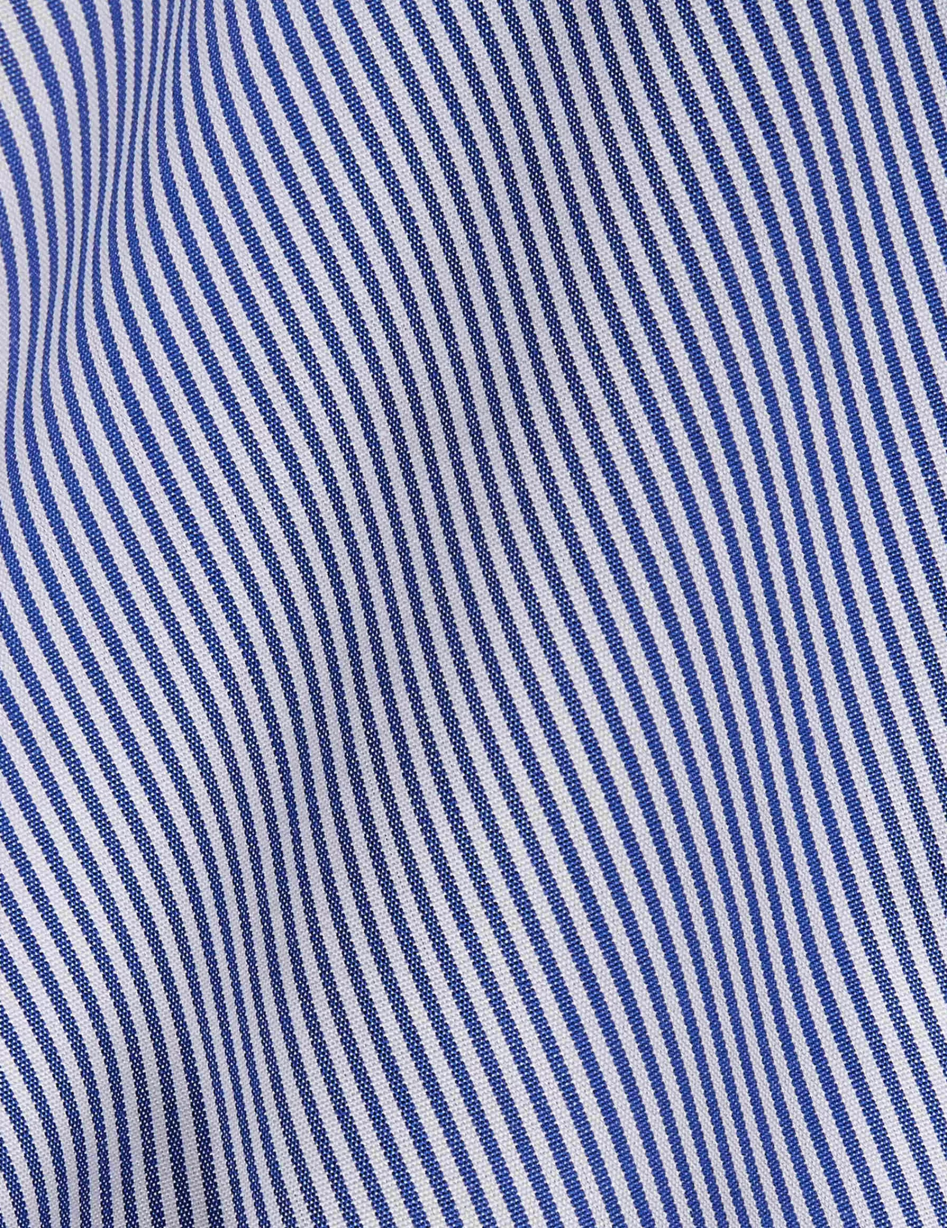 Figaret Paris Colors & Patterns·Stripe Shirts | Colors & Patterns·Blue Shirts | Chemise Classique Rayée Bleue
