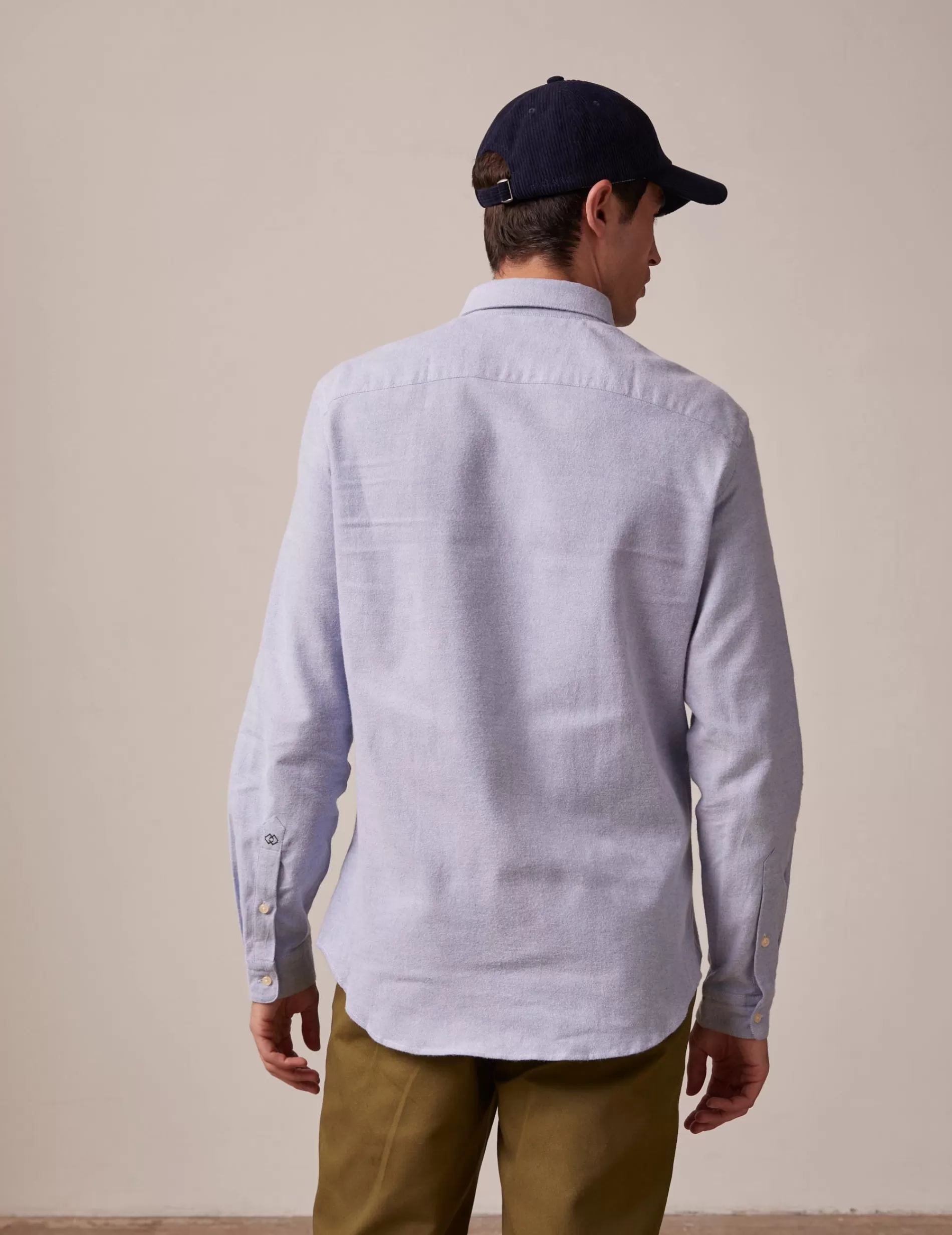 Figaret Paris Colors & Patterns·Blue Shirts | Styles·Casual Shirts | Chemise Gabriel Bleue