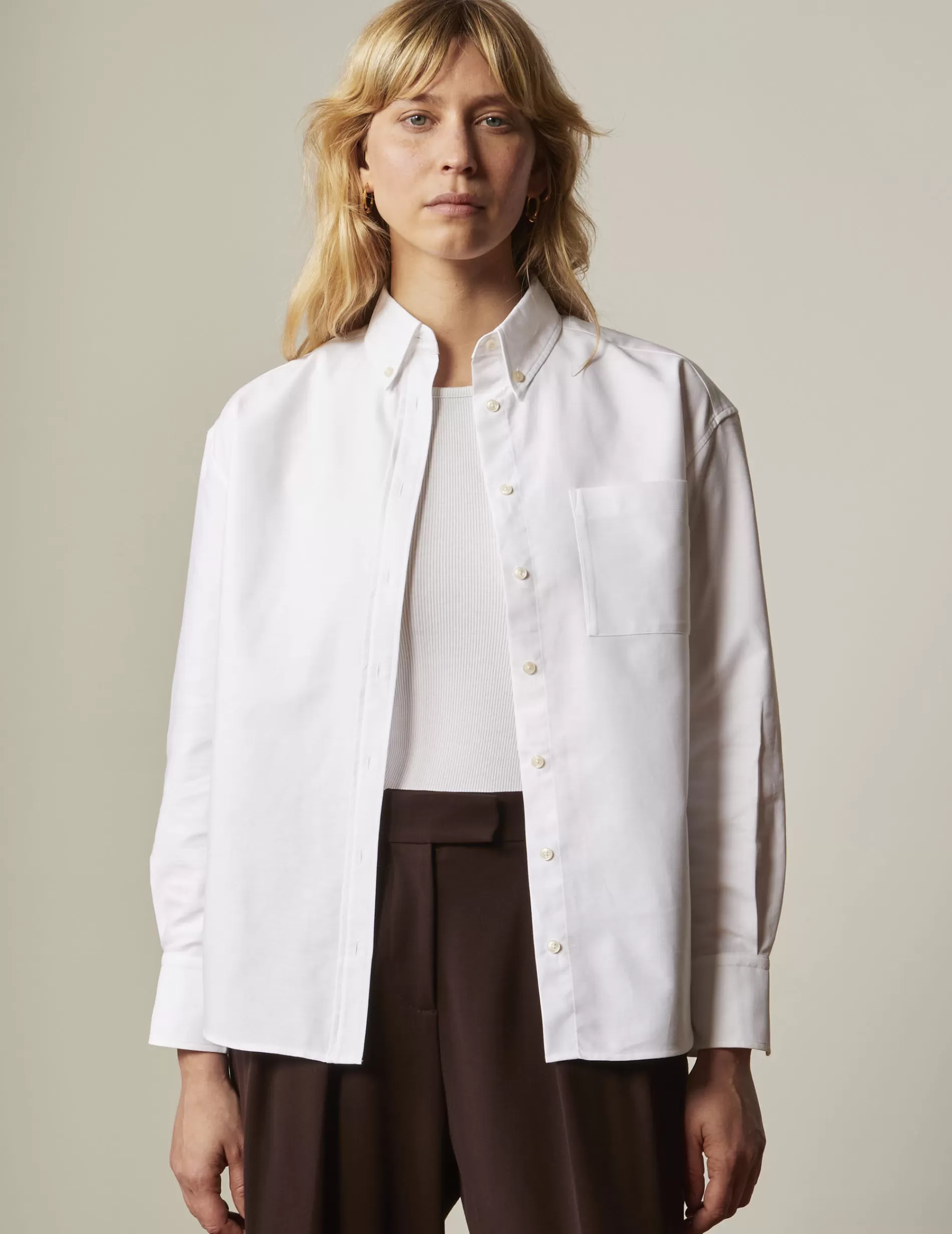 Figaret Paris Colors And Patterns·Plain Shirts | Colors And Patterns·White Shirts | Chemise Gaëlle Blanche