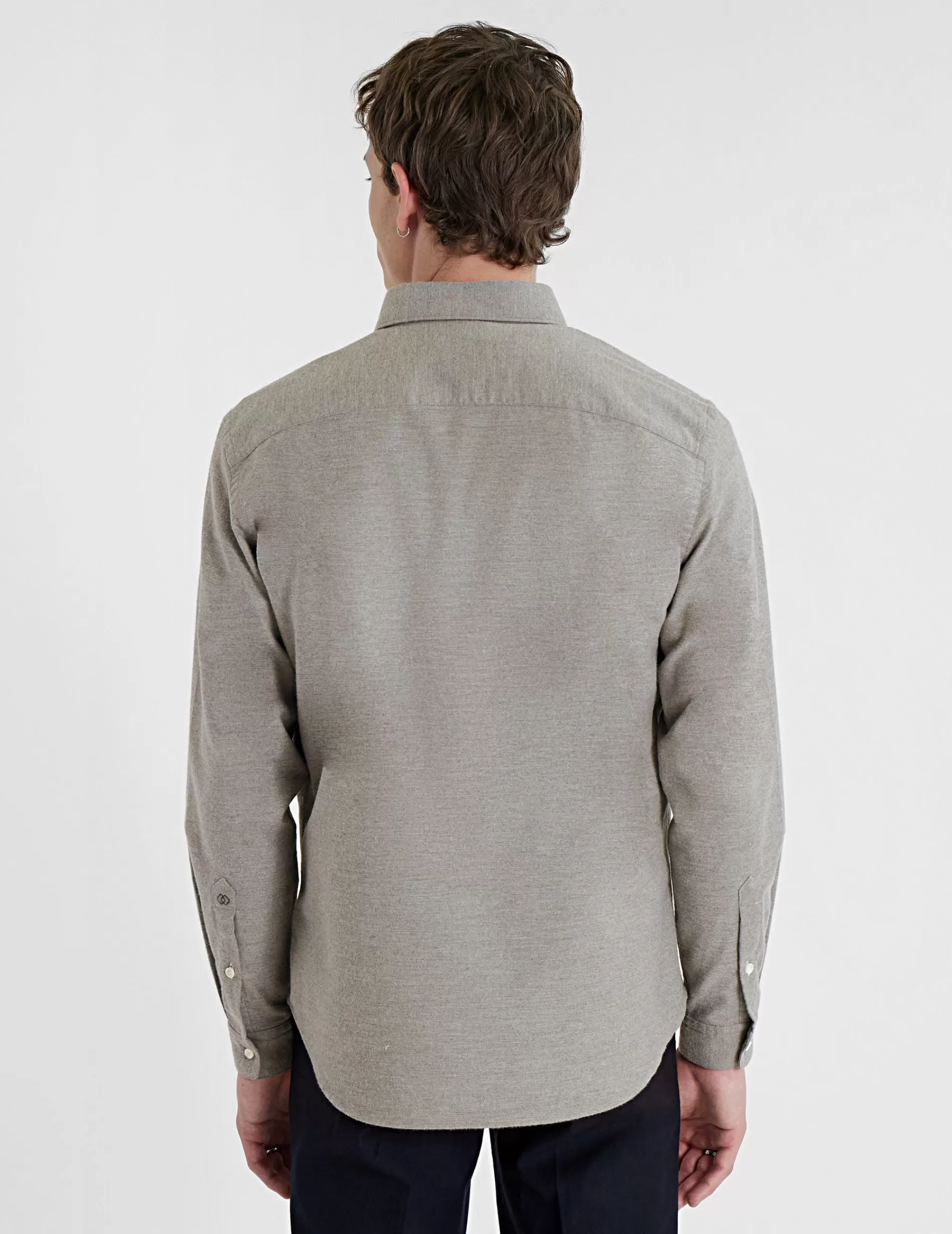 Figaret Paris Styles·Casual Shirts | Chemise Gaspard En Coton Cachemire Gris