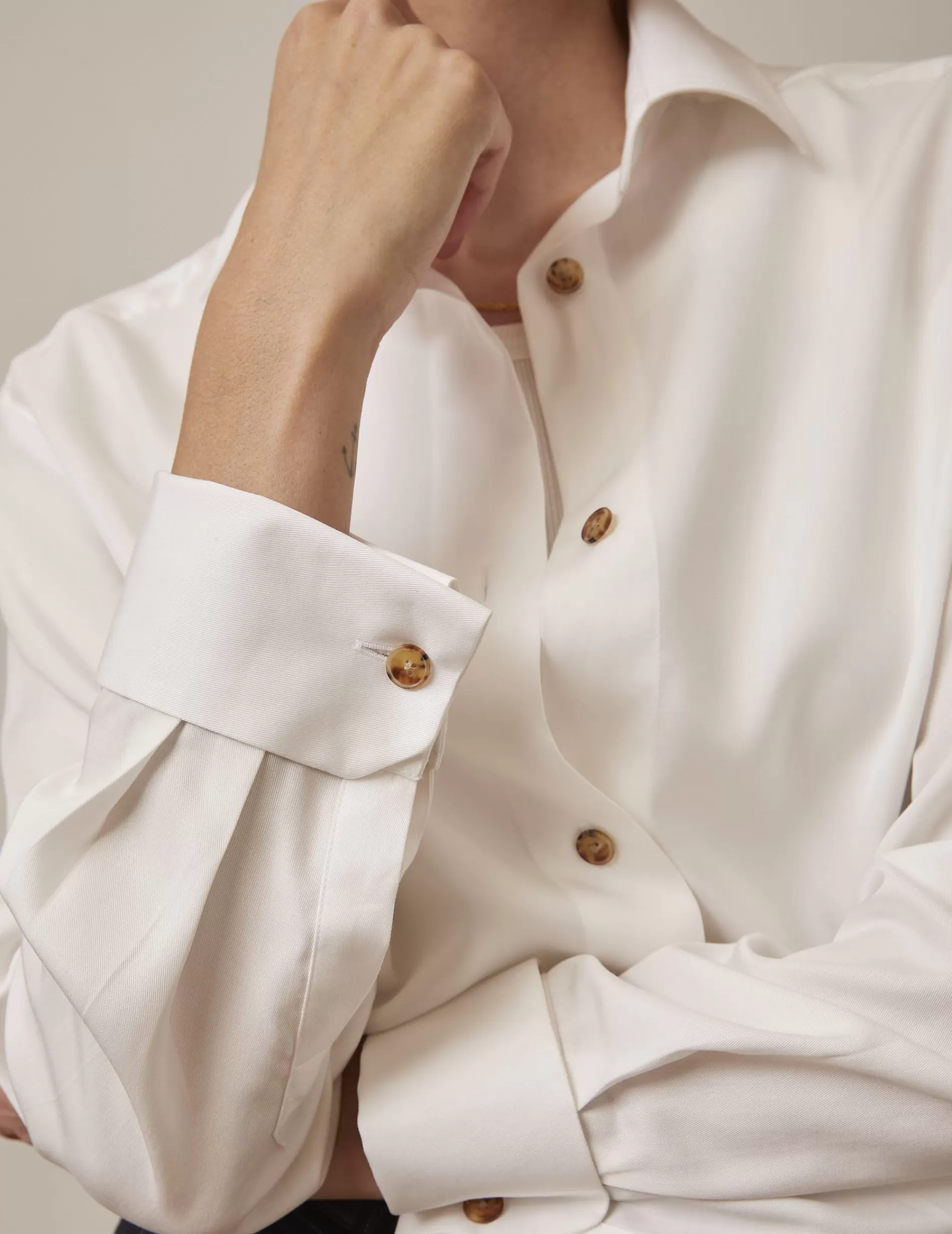 Figaret Paris Colors And Patterns·Plain Shirts | Colors And Patterns·White Shirts | Chemise Hannah Blanche