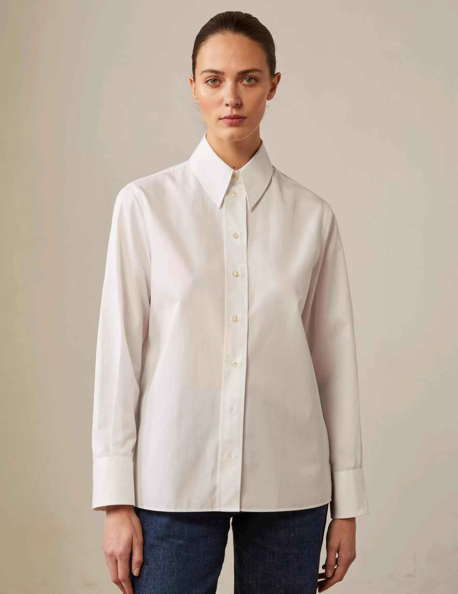 Figaret Paris Colors And Patterns·Plain Shirts | Colors And Patterns·White Shirts | Chemise Hannie he Blanc