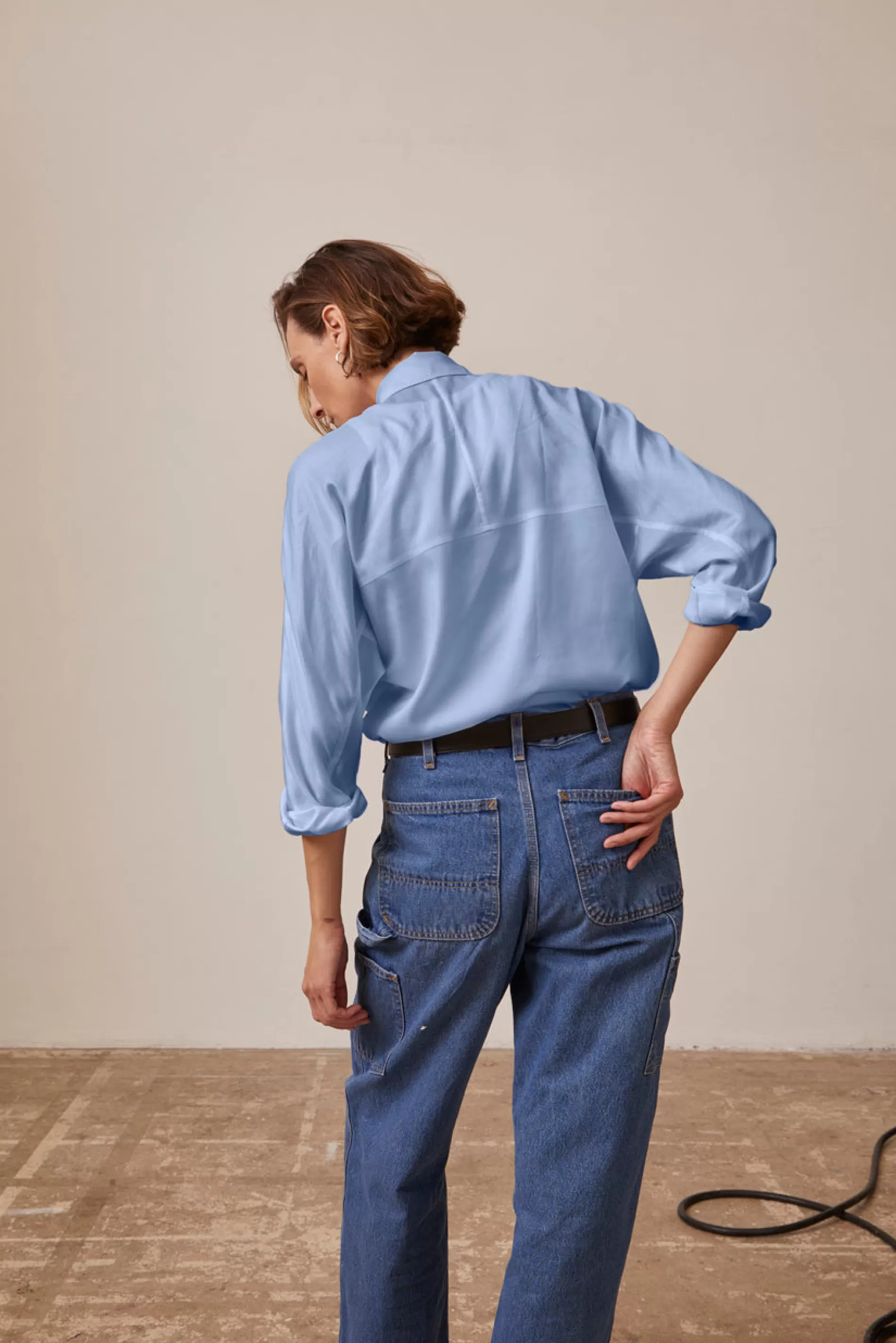 Figaret Paris Colors And Patterns·Plain Shirts | Colors And Patterns·Blue Shirts | Chemise Ilaria e Bleu