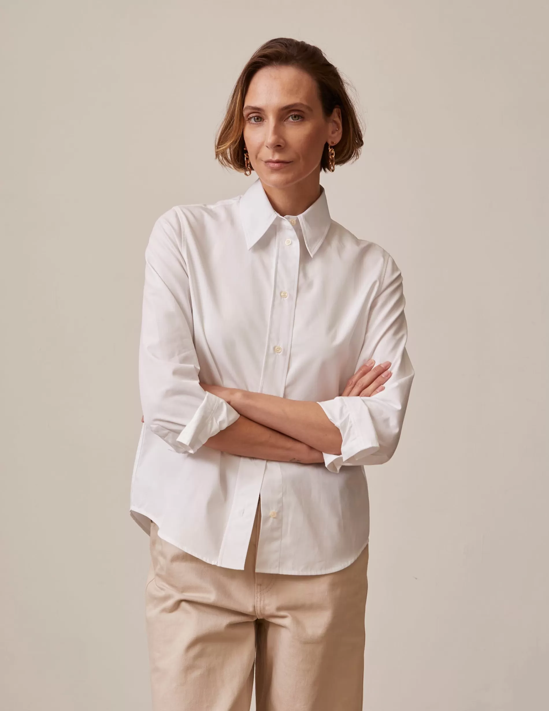Figaret Paris Colors And Patterns·Plain Shirts | Colors And Patterns·White Shirts | Chemise Innah he Blanc