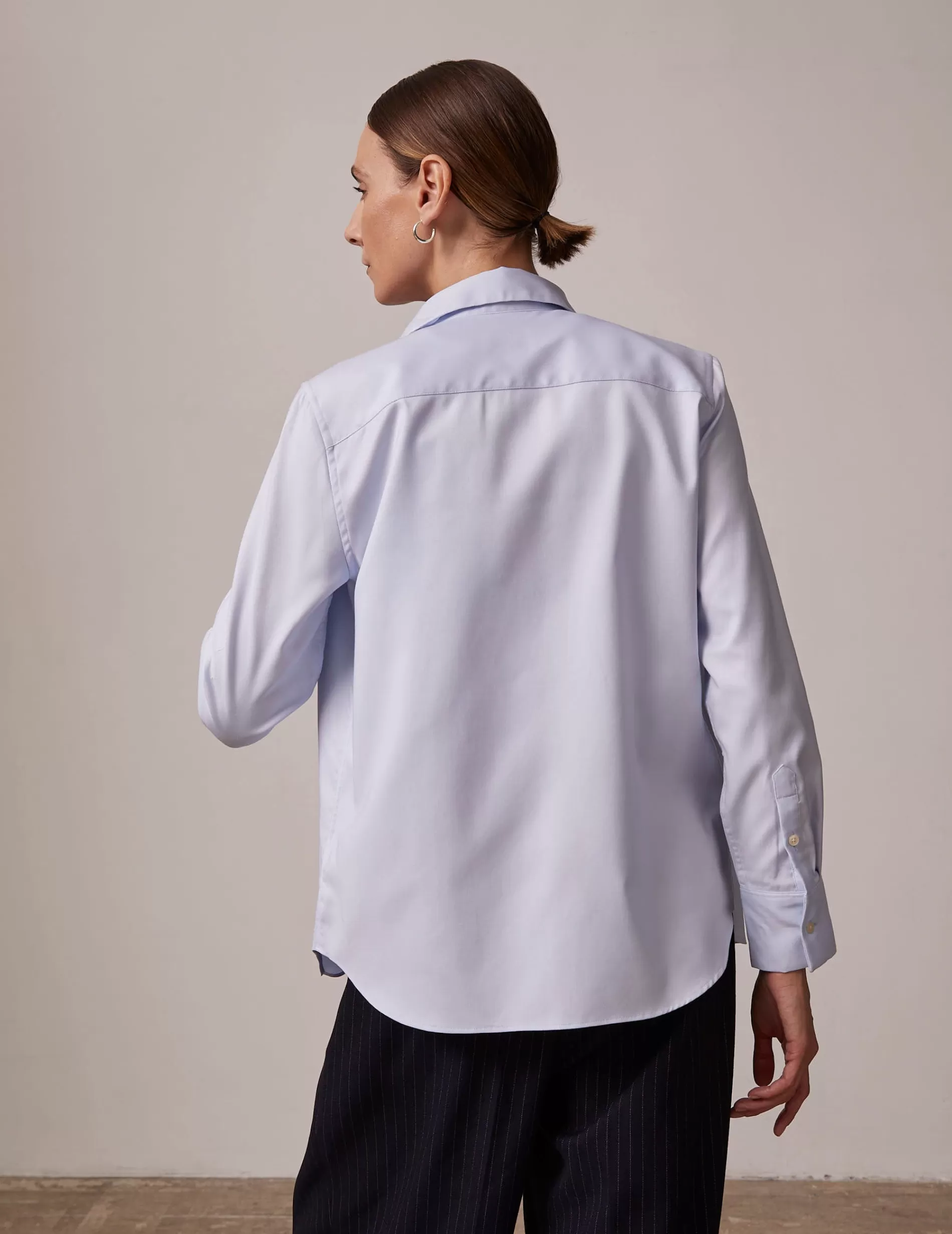 Figaret Paris Colors And Patterns·Plain Shirts | Colors And Patterns·Blue Shirts | Chemise Irina Bleu Clair