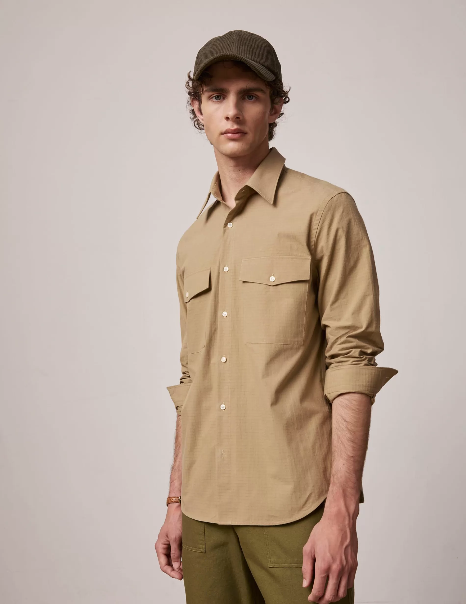 Figaret Paris Styles·Casual Shirts | Chemise Irwin Beige