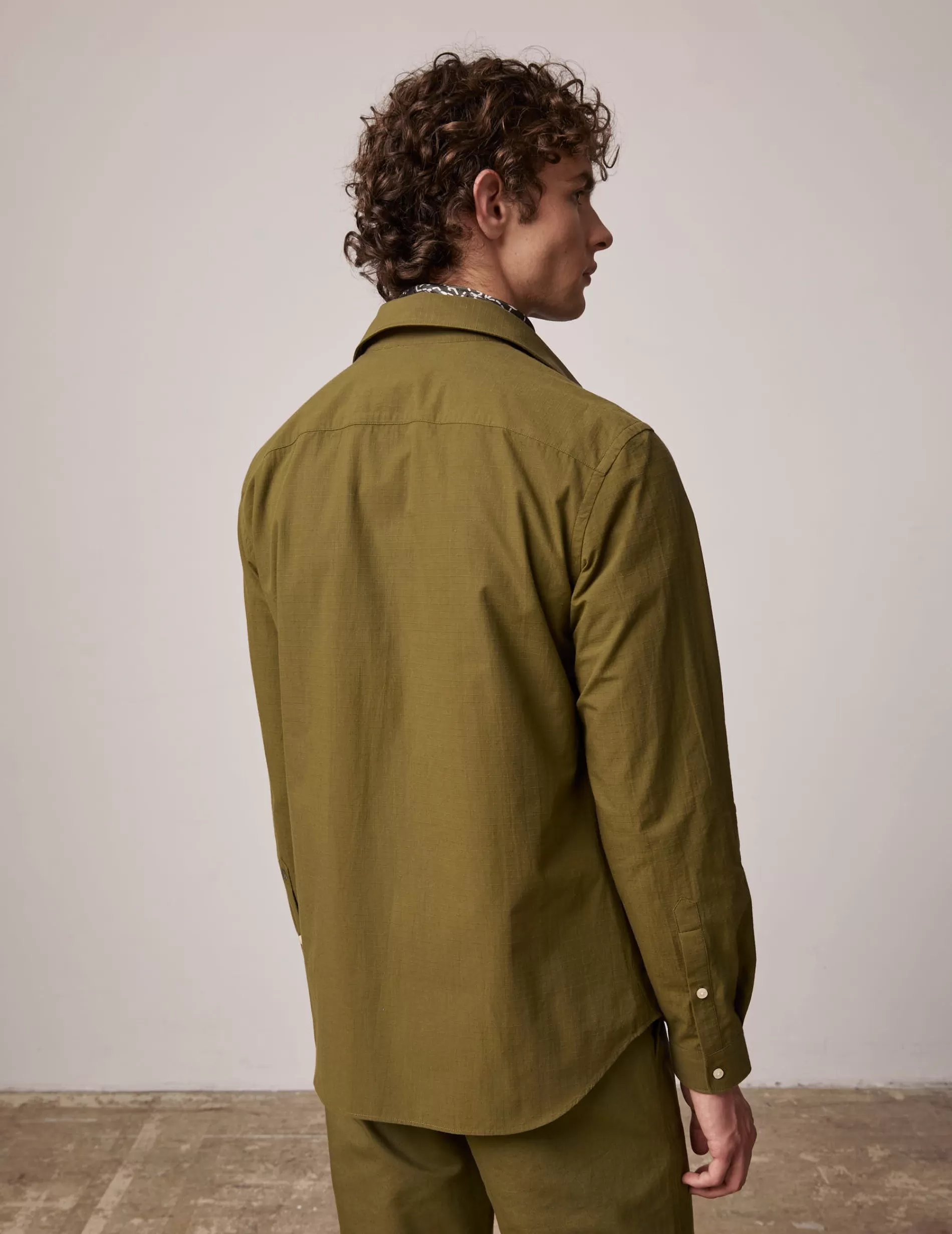 Figaret Paris Styles·Casual Shirts | Chemise Irwin Kaki