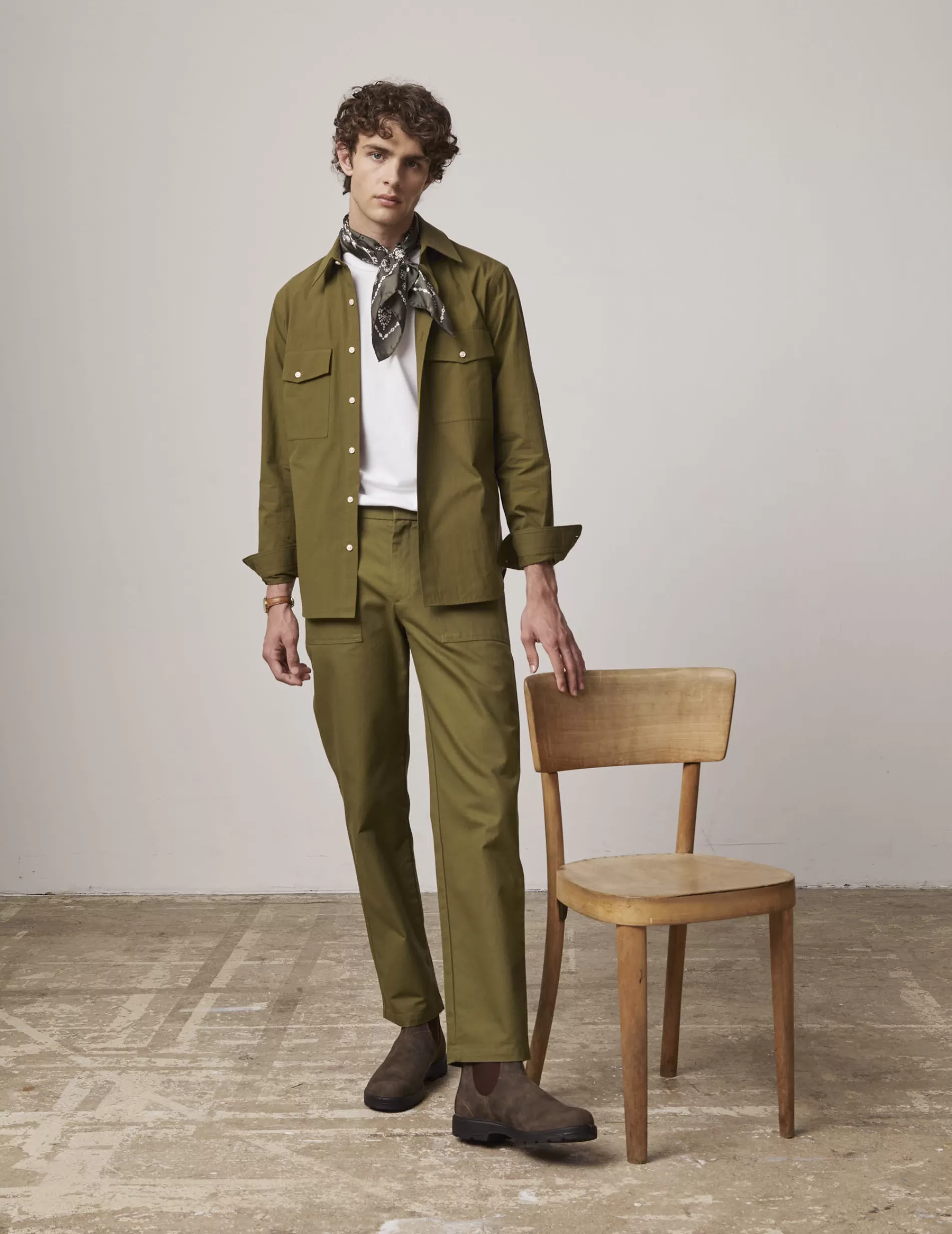 Figaret Paris Styles·Casual Shirts | Chemise Irwin Kaki