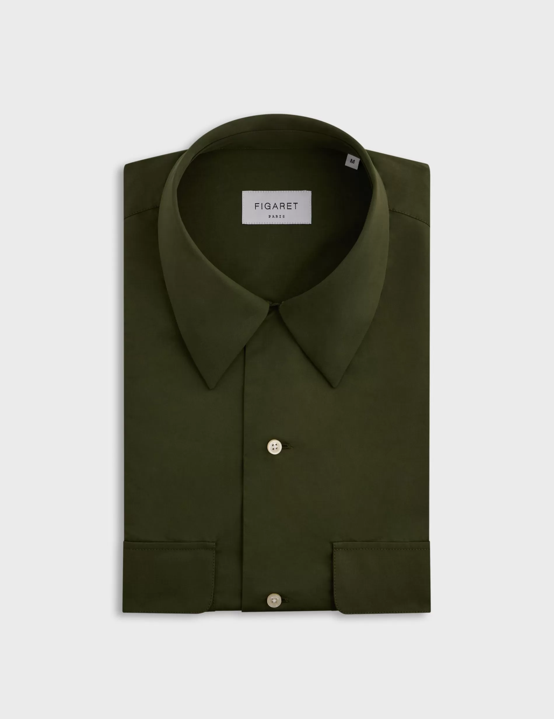 Figaret Paris Styles·Casual Shirts | Chemise Ivano Kaki