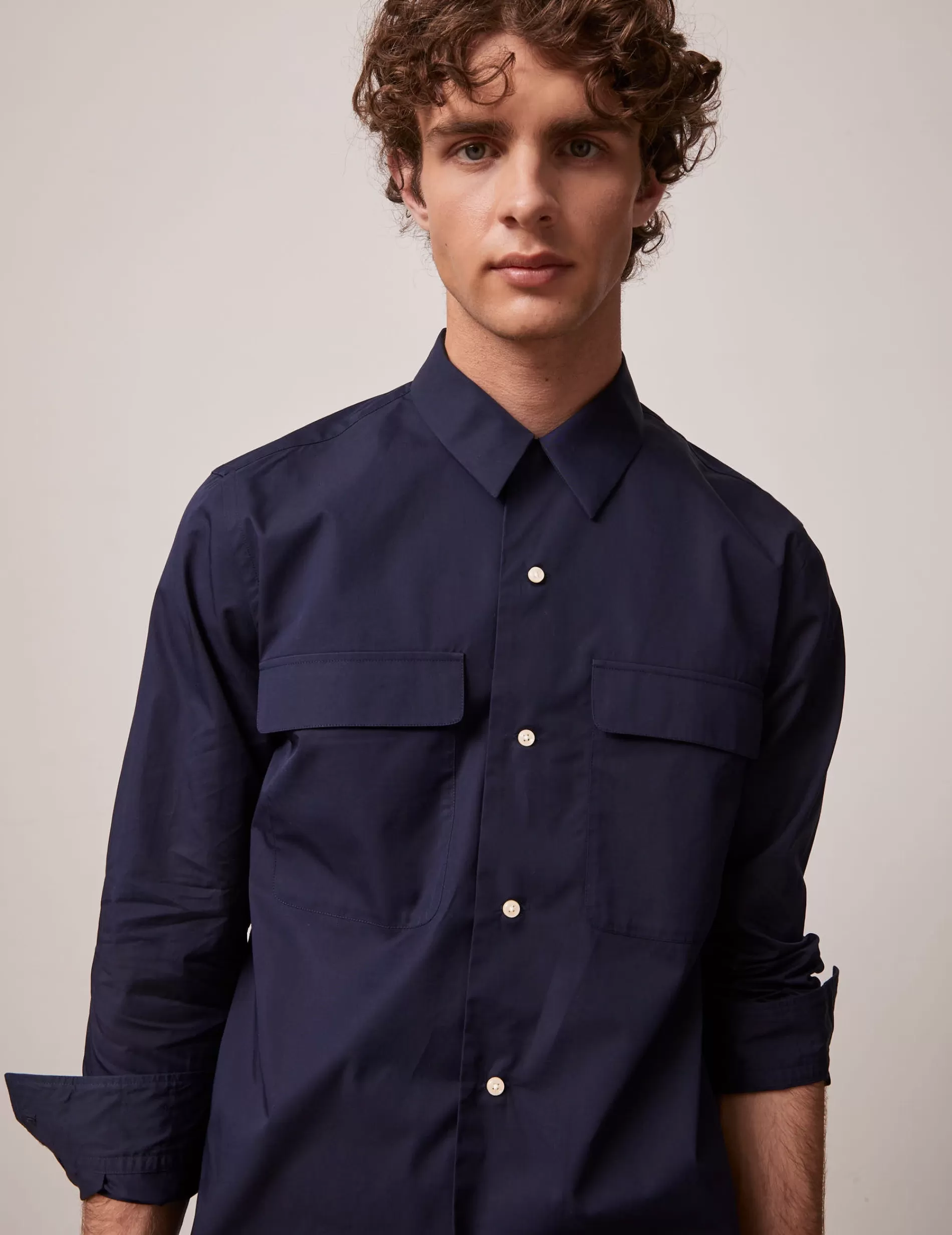 Figaret Paris Styles·Casual Shirts | Chemise Ivano Marine