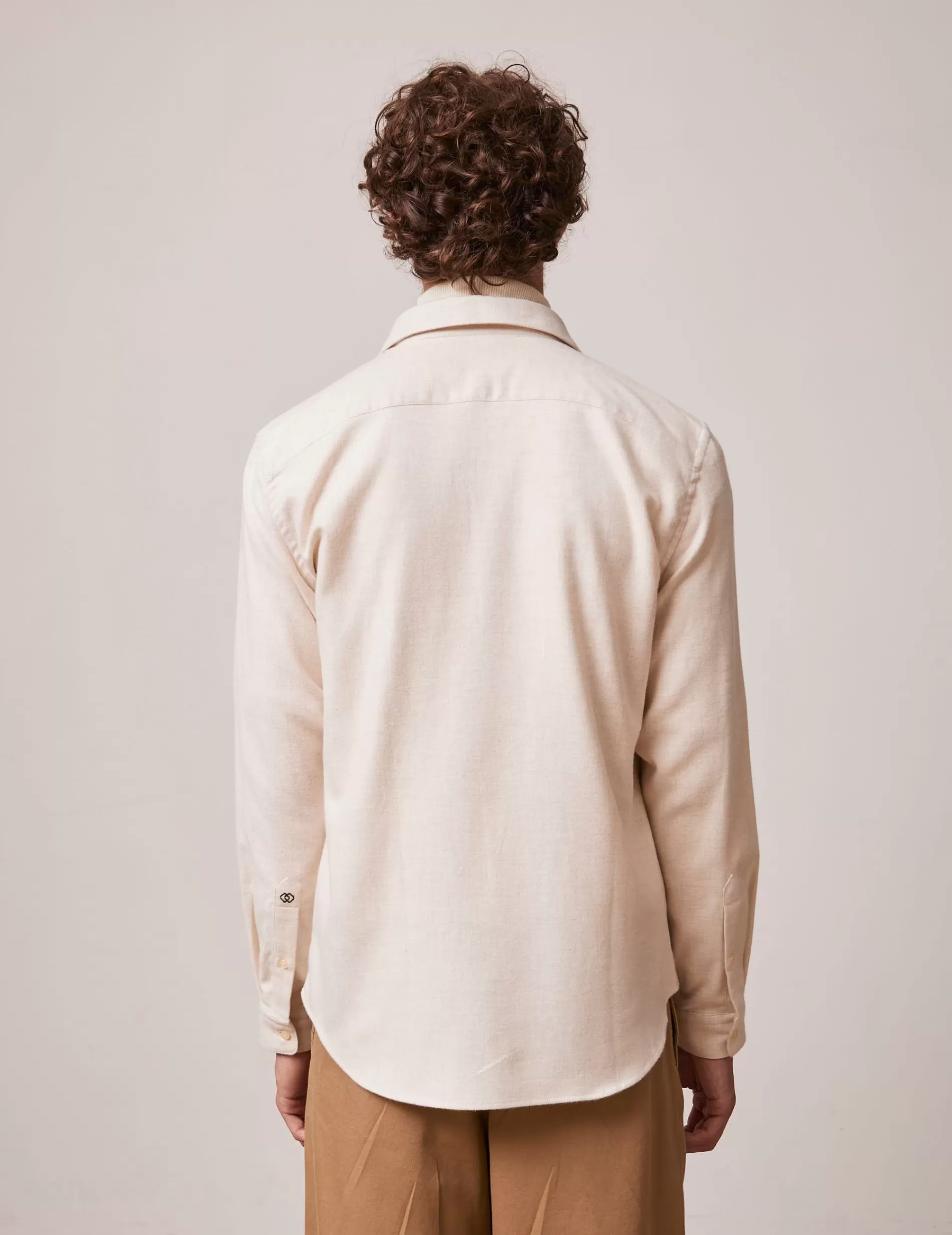 Figaret Paris Styles·Casual Shirts | Chemise Léonard écrue Ecru