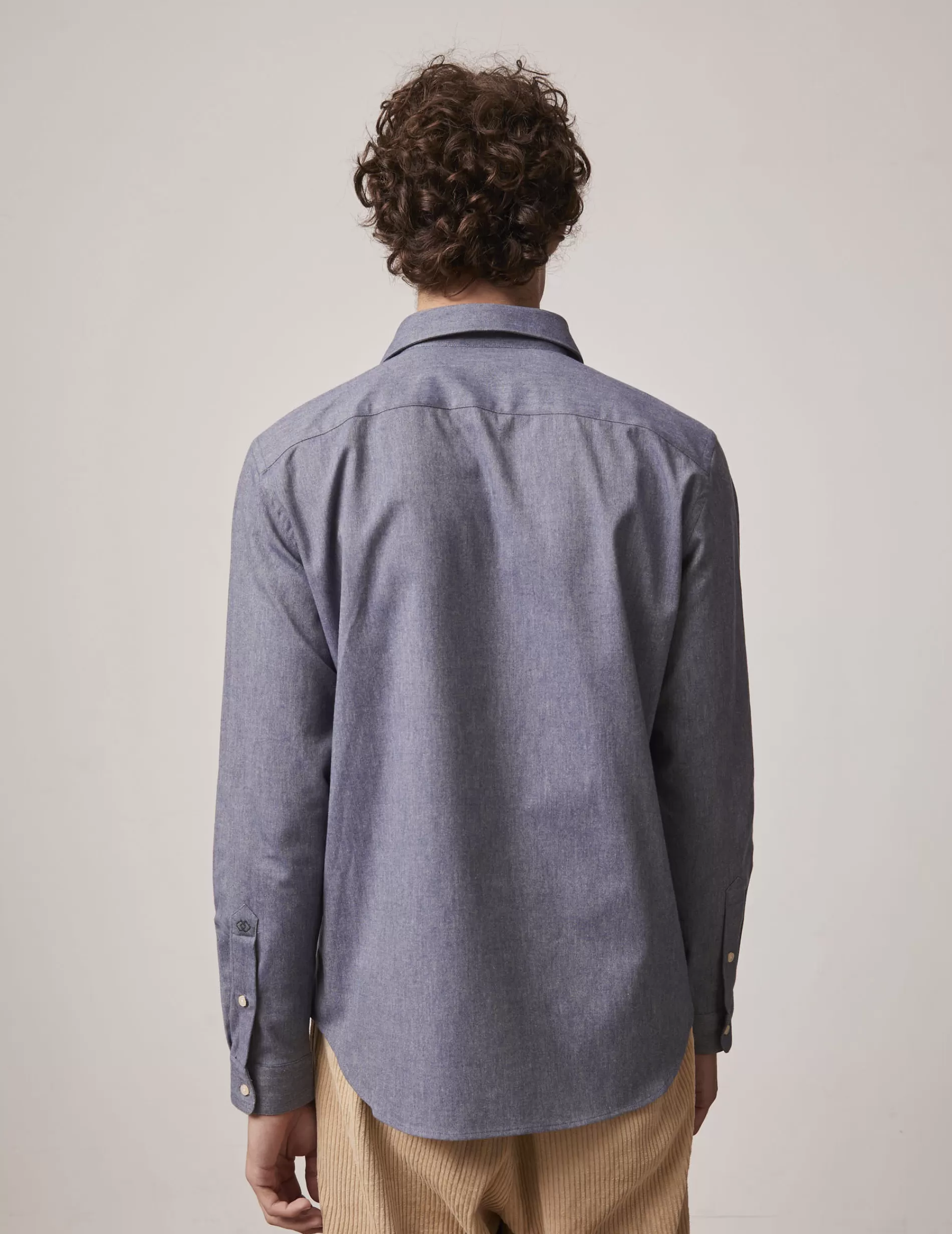 Figaret Paris Styles·Casual Shirts | Chemise Léonard Marine