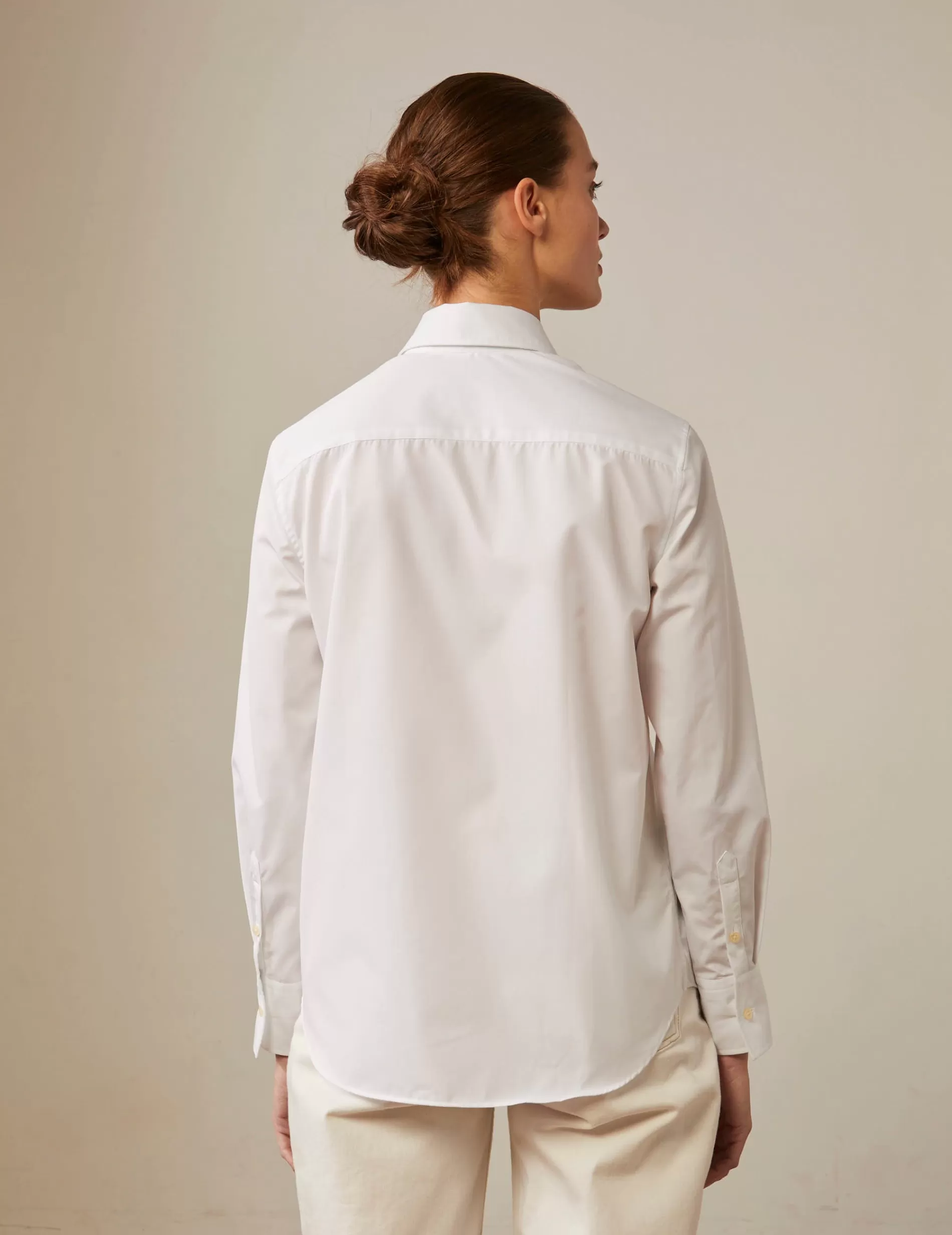 Figaret Paris Colors And Patterns·Plain Shirts | Colors And Patterns·White Shirts | Chemise Marion Infroissable Blanche