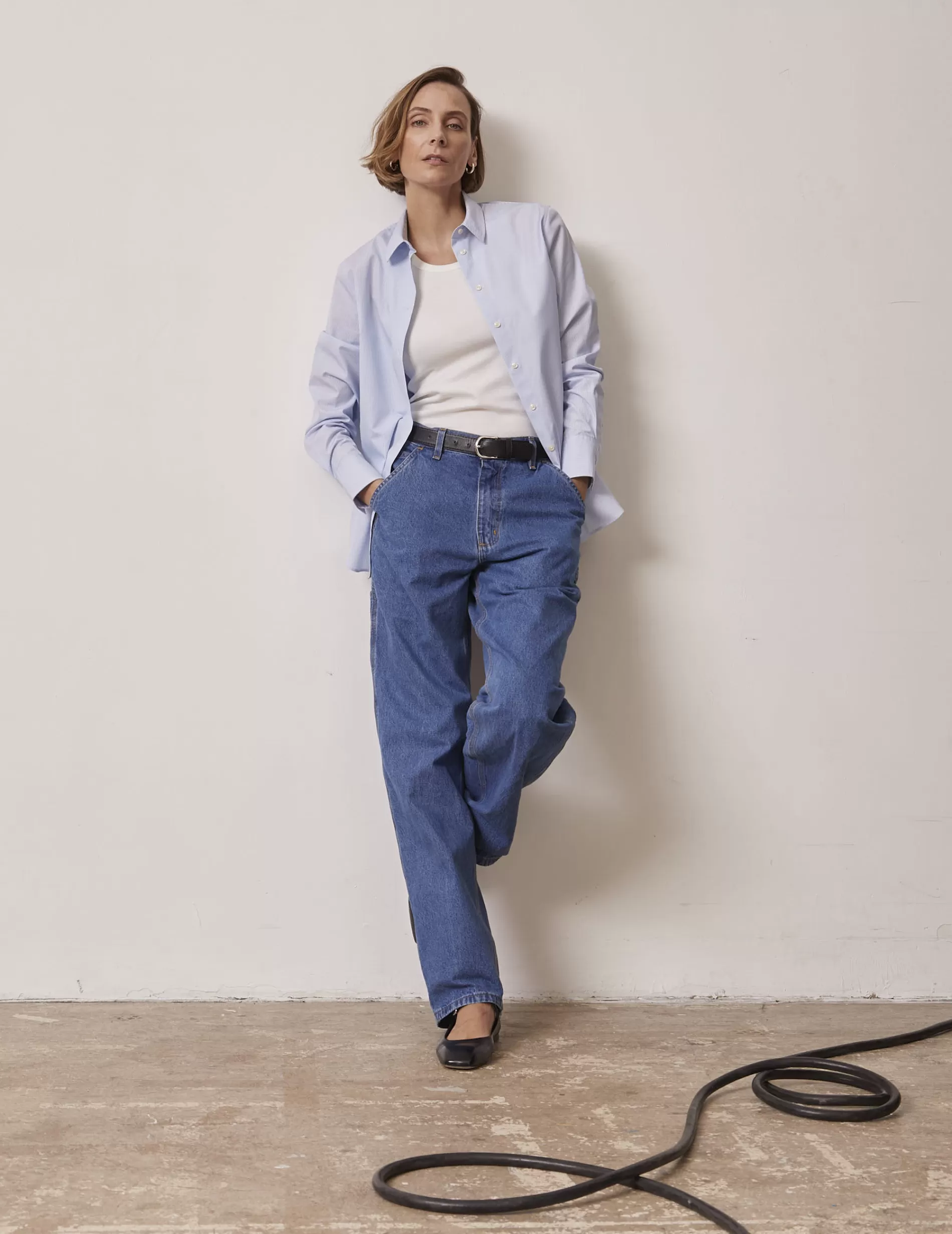 Figaret Paris Colors And Patterns·Stripe Shirts | Colors And Patterns·Blue Shirts | Chemise Marion Rayée e Bleu