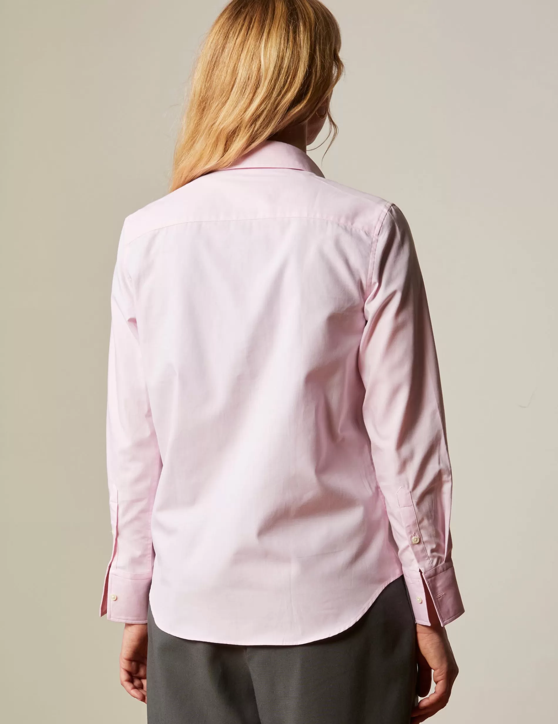 Figaret Paris Colors And Patterns·Plain Shirts | Fabrics·Cotton Shirts | Chemise Marion Rose