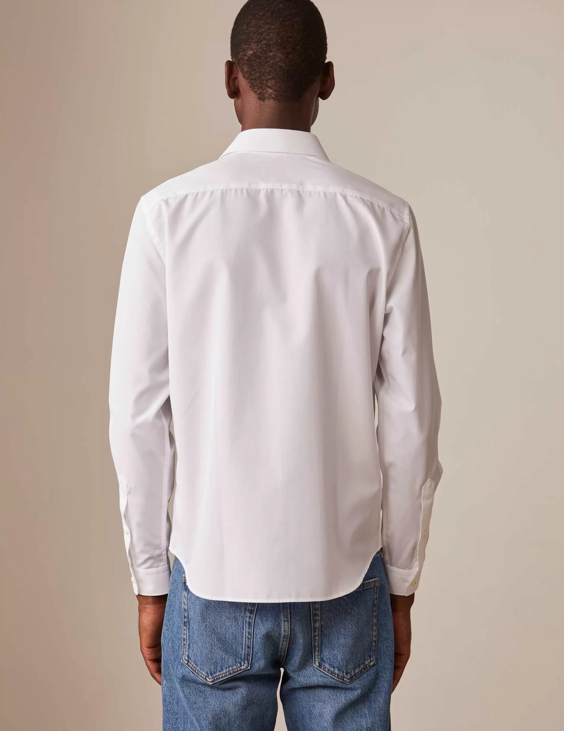 Figaret Paris Colors And Patterns·Plain Shirts | Colors And Patterns·White Shirts | Chemise Mixte "Je T'aime" Blanche