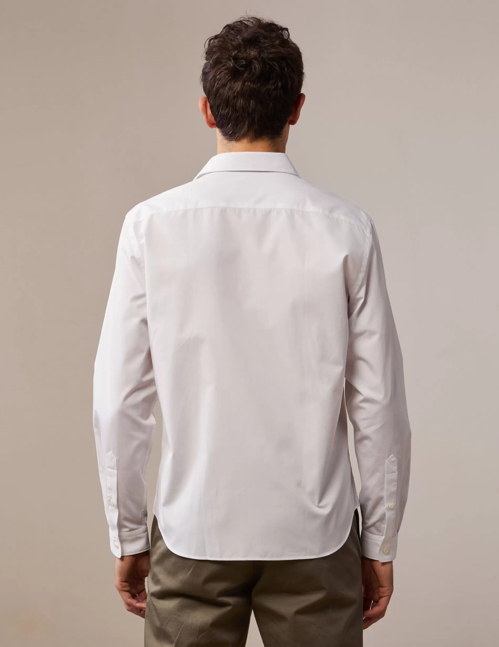 Figaret Paris Colors And Patterns·Plain Shirts | Colors And Patterns·White Shirts | Chemise Mixte "Je T'aime" Blanche